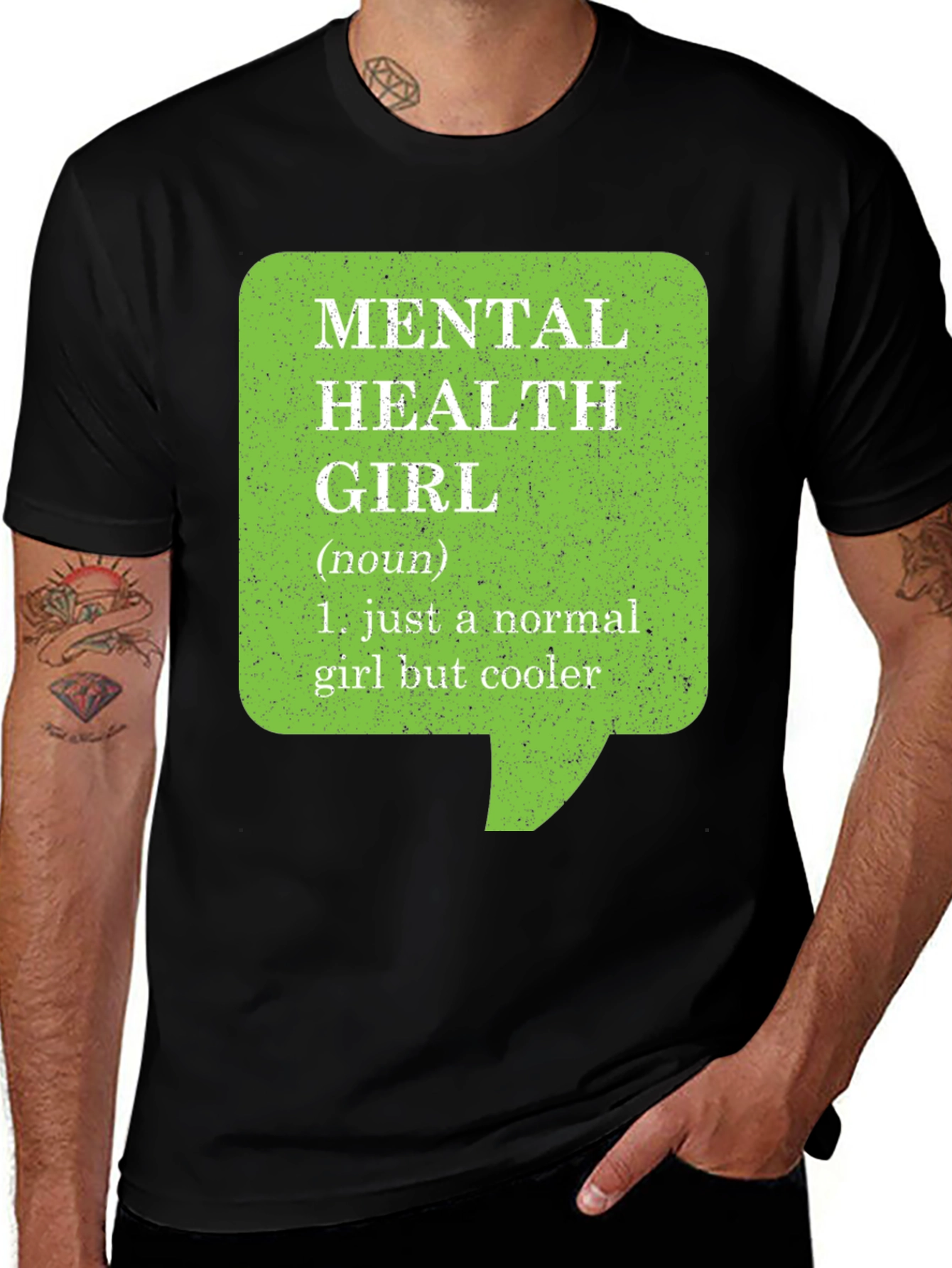 Variant 20 of Mental Health Girl Novelty T-Shirt