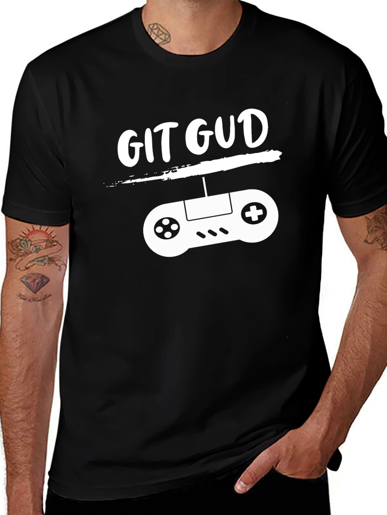 Variant 15 of Git Gud Gamer T-Shirt - Black