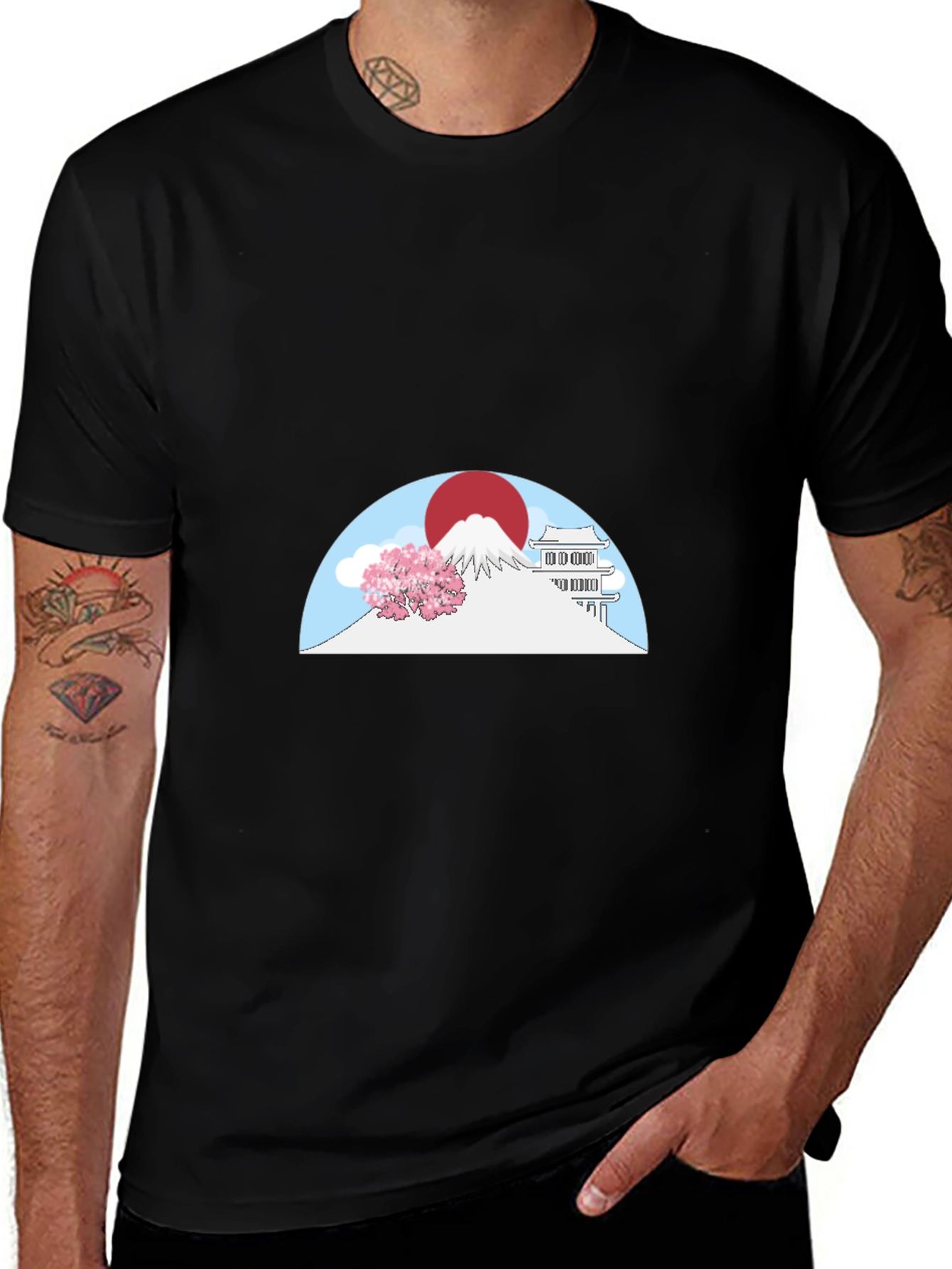 Variant 16 of Mount Fuji Graphic T-Shirt - Japan Inspired Tee