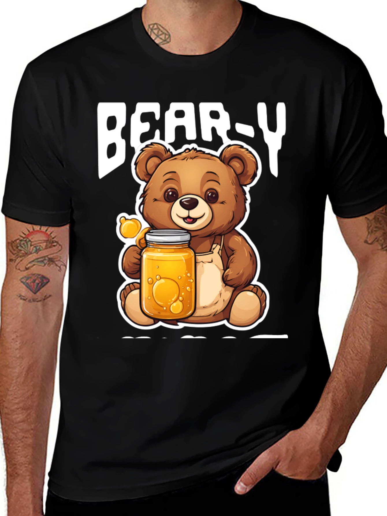 Variant 3 of Bear-y Sweet Honey T-Shirt