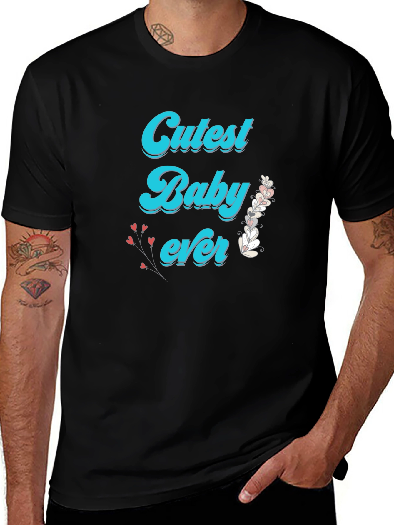 Variant 25 of Cutest Baby Ever Black T-Shirt