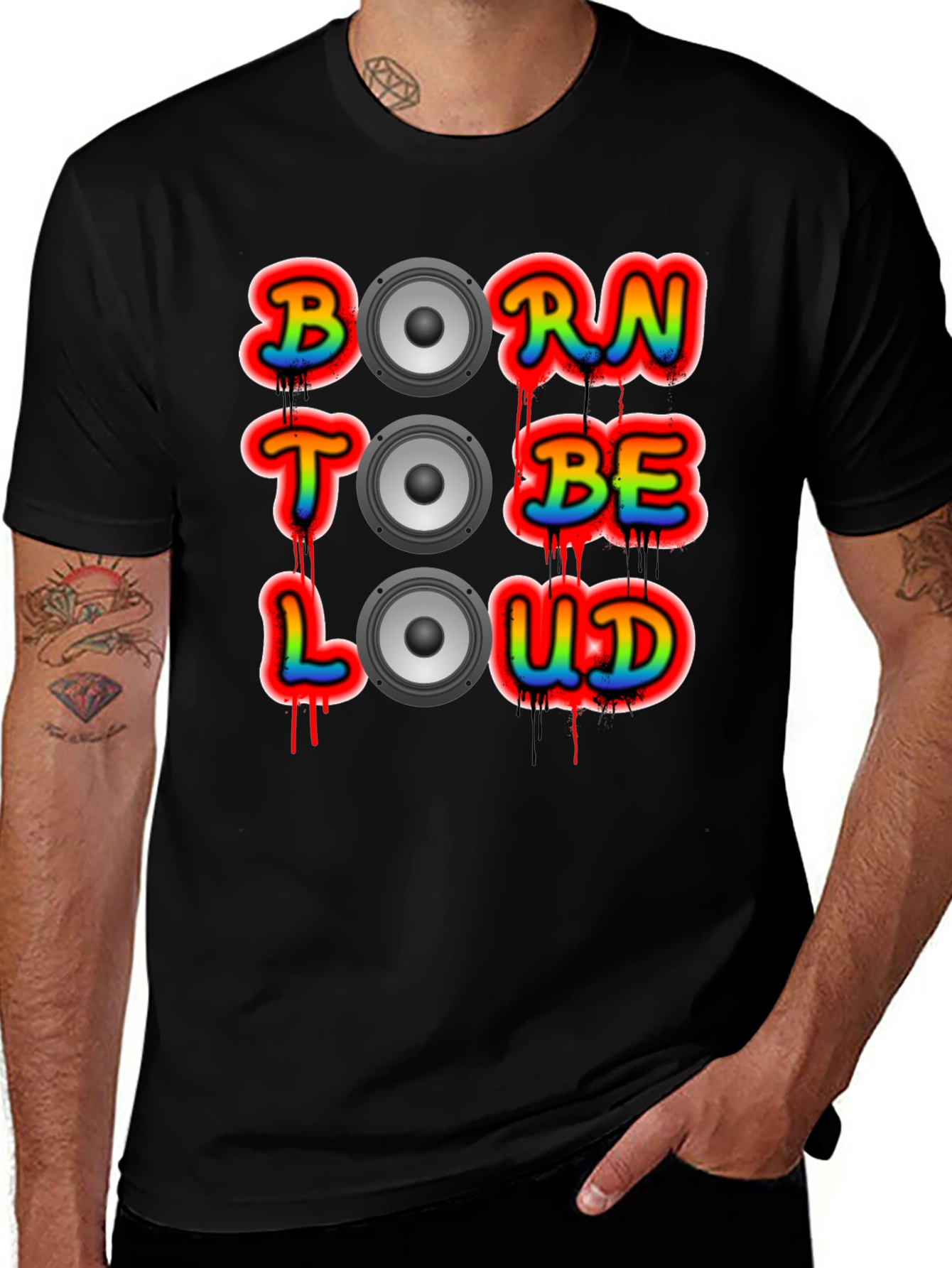 Variant 8 of Born to Be Loud Graphic Tee