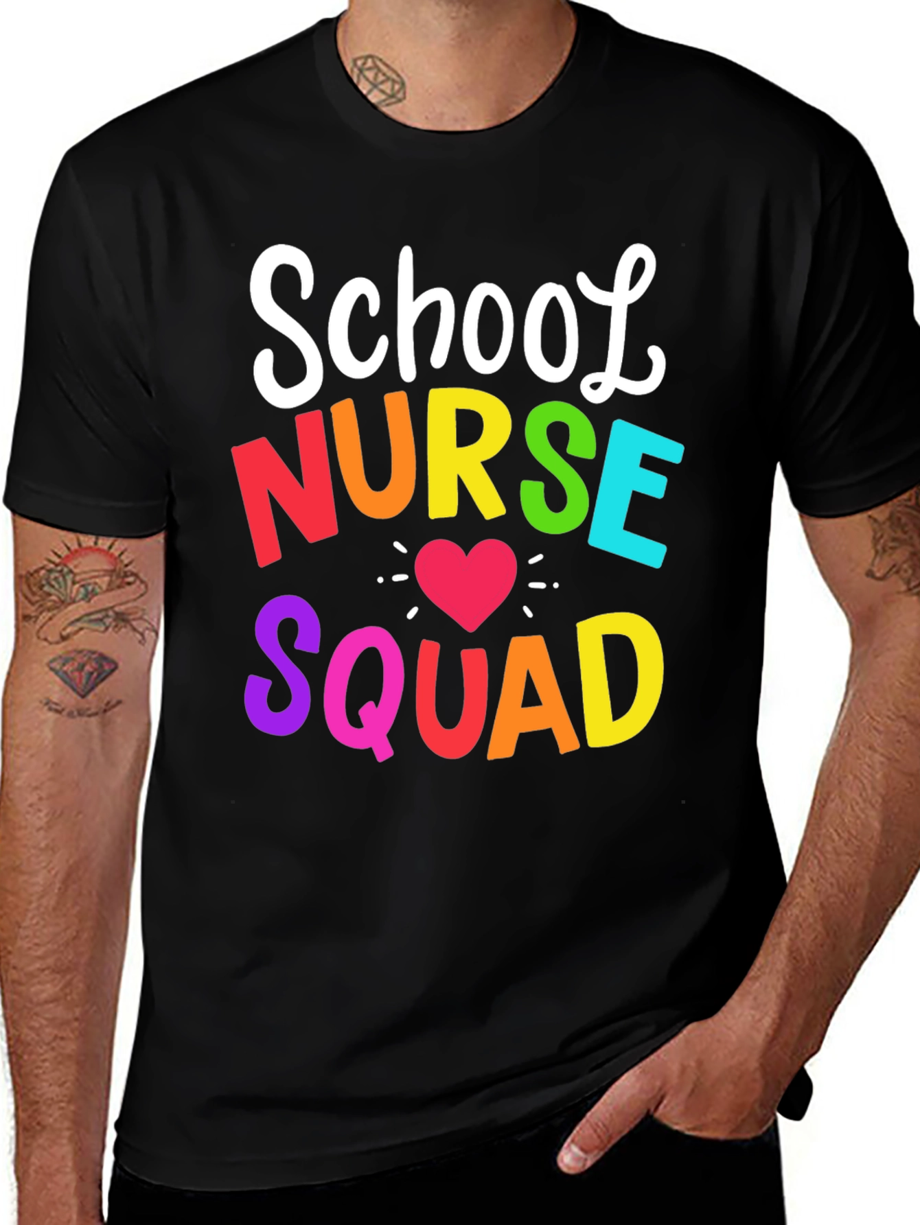 Variant 14 of School Nurse Squad T-Shirt
