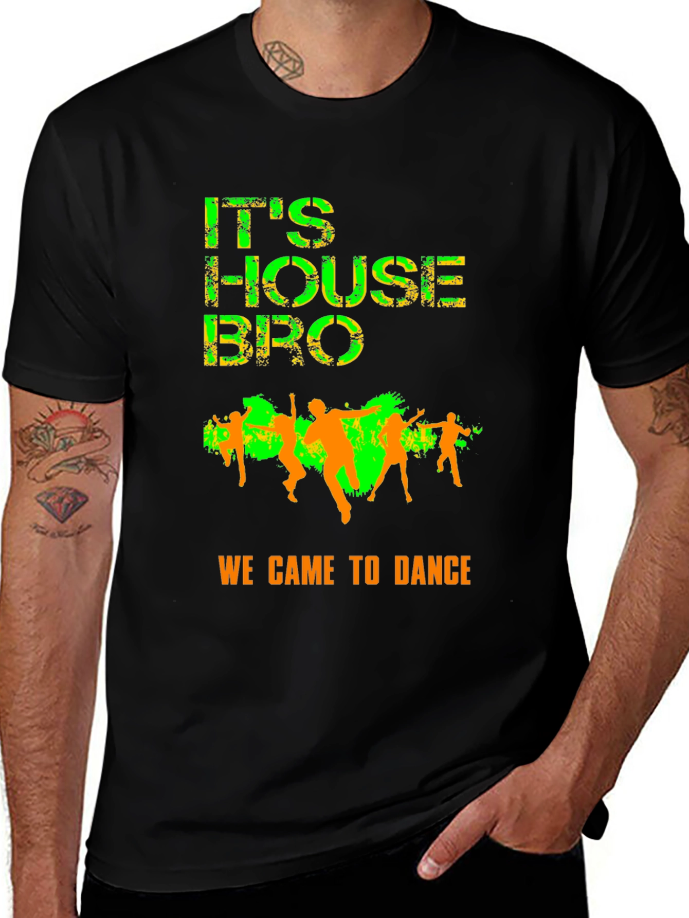 Variant 16 of It's House Bro T-Shirt - Dance Party Apparel
