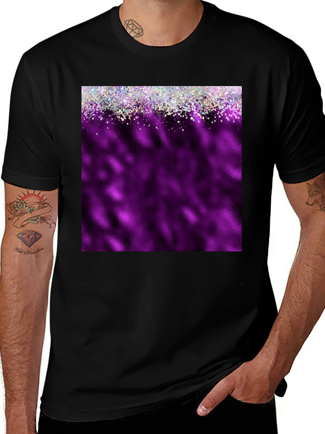 Variant 16 of Purple Sparkle Tee