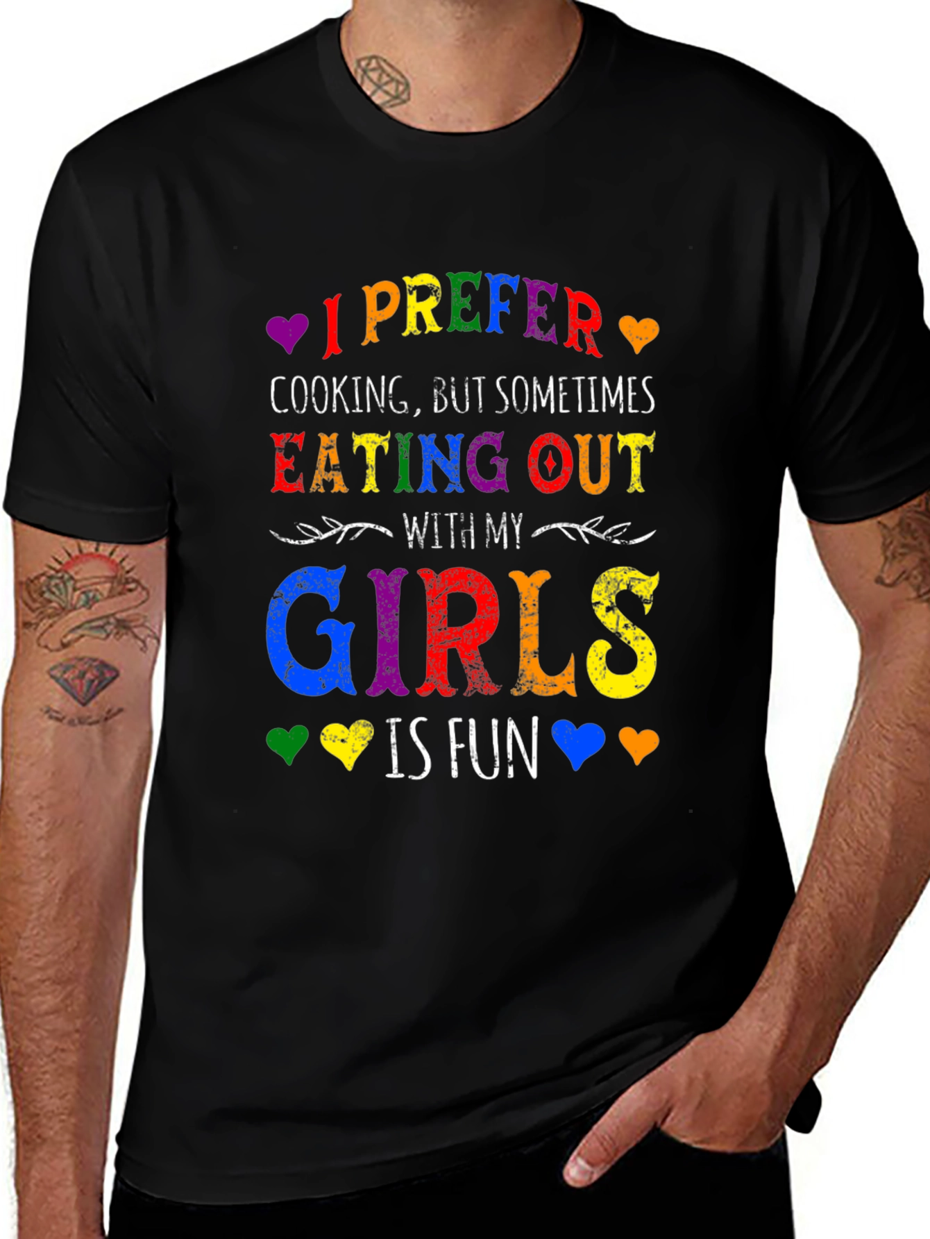 LGBT Pride T-Shirt: I Prefer Cooking with My Girls!