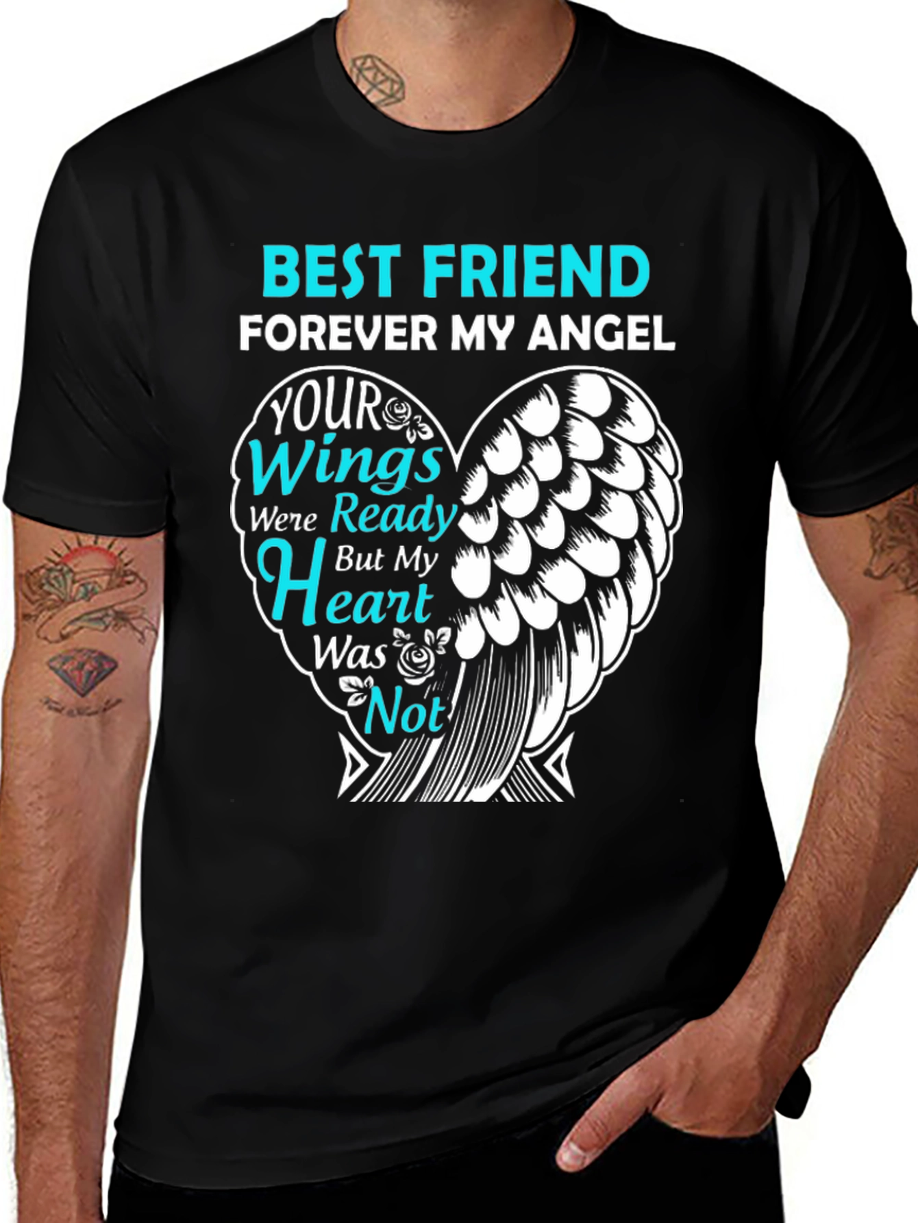 Variant 24 of Best Friend Forever Angel Wings T-Shirt