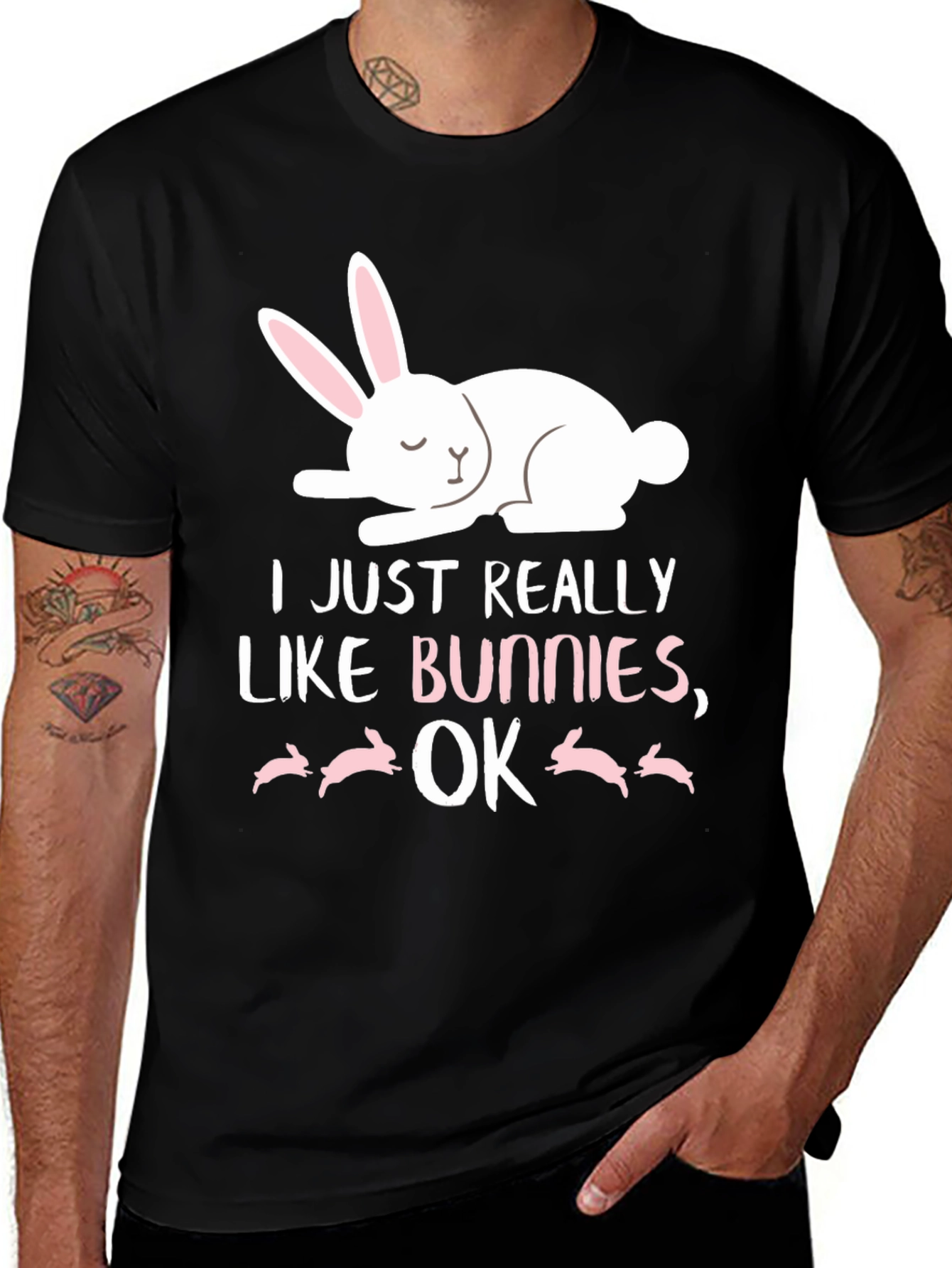 Variant 7 of I Just Really Like Bunnies OK T-Shirt