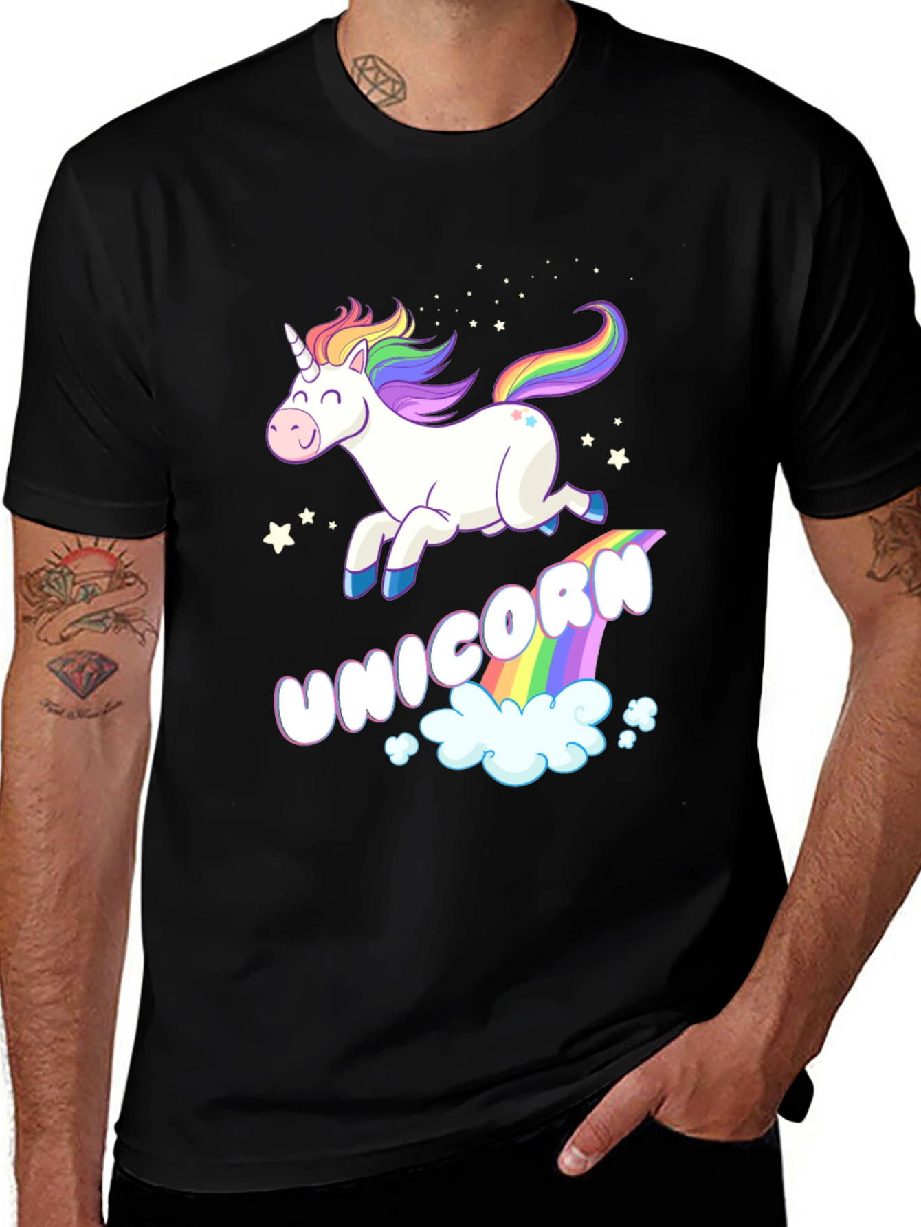 Variant 18 of Unicorn Rainbow T-Shirt - Fun Whimsical Design