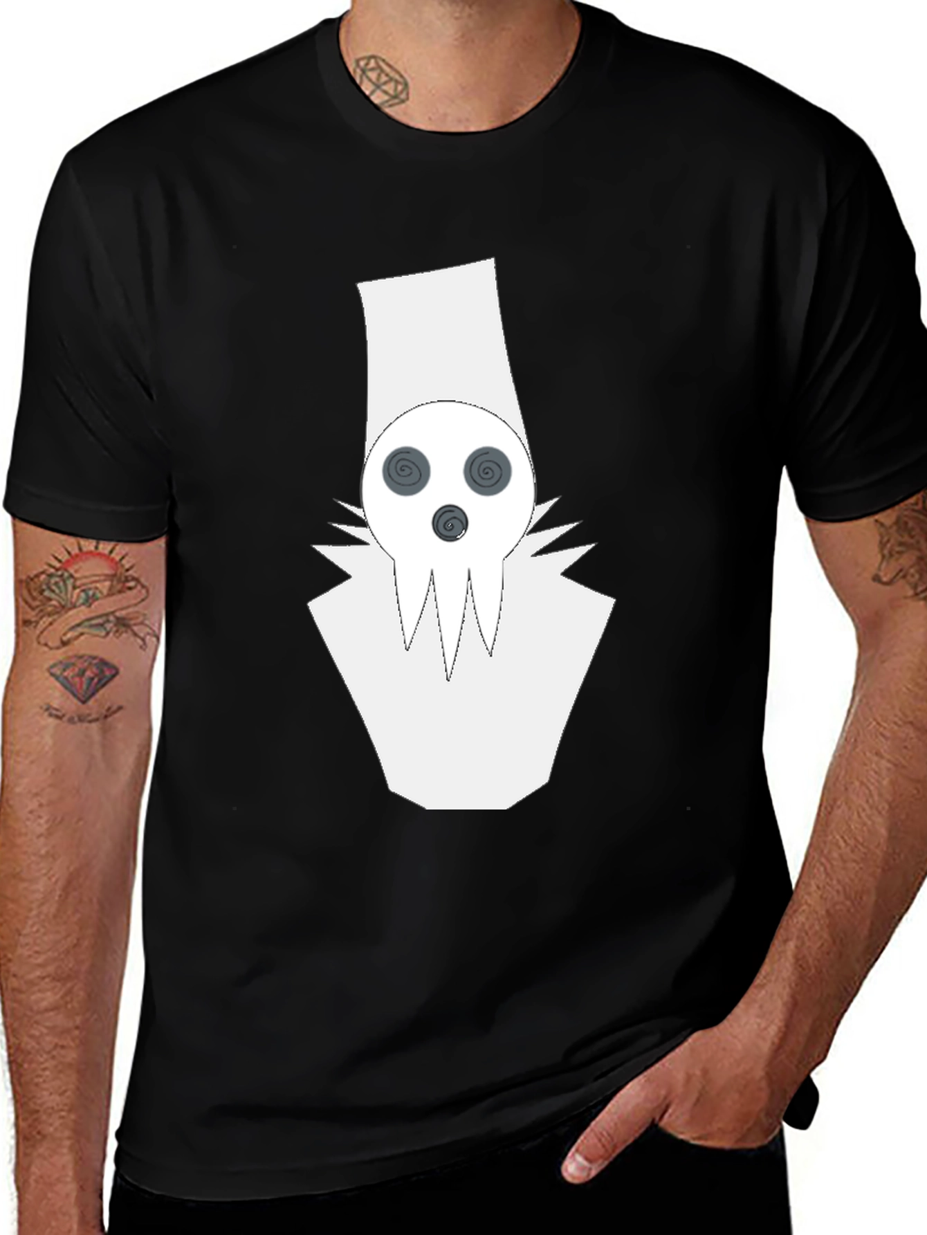 Variant 16 of Soul Eater Death Graphic Black T-Shirt