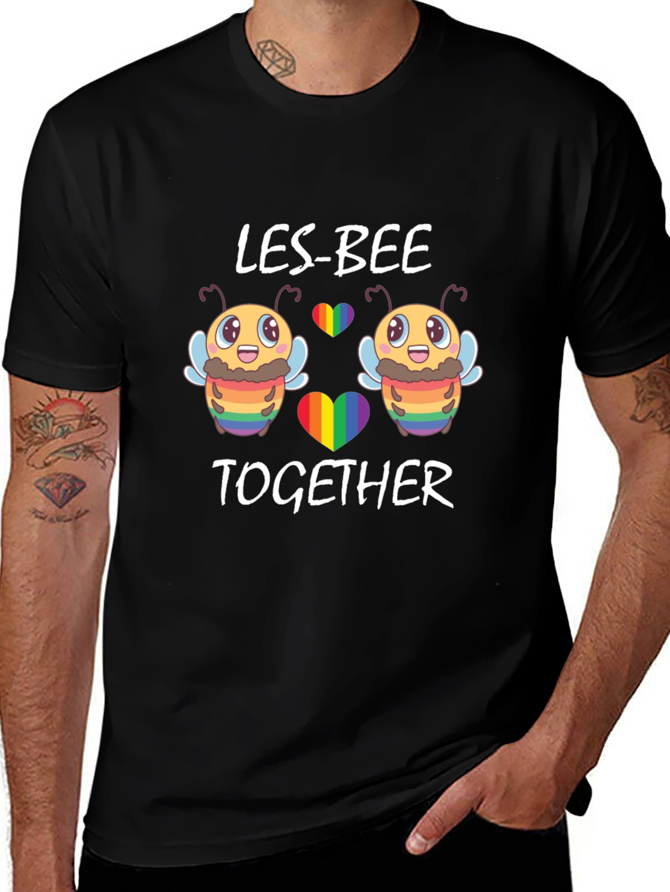 Les-Bee Together LGBTQ+ Pride T-Shirt