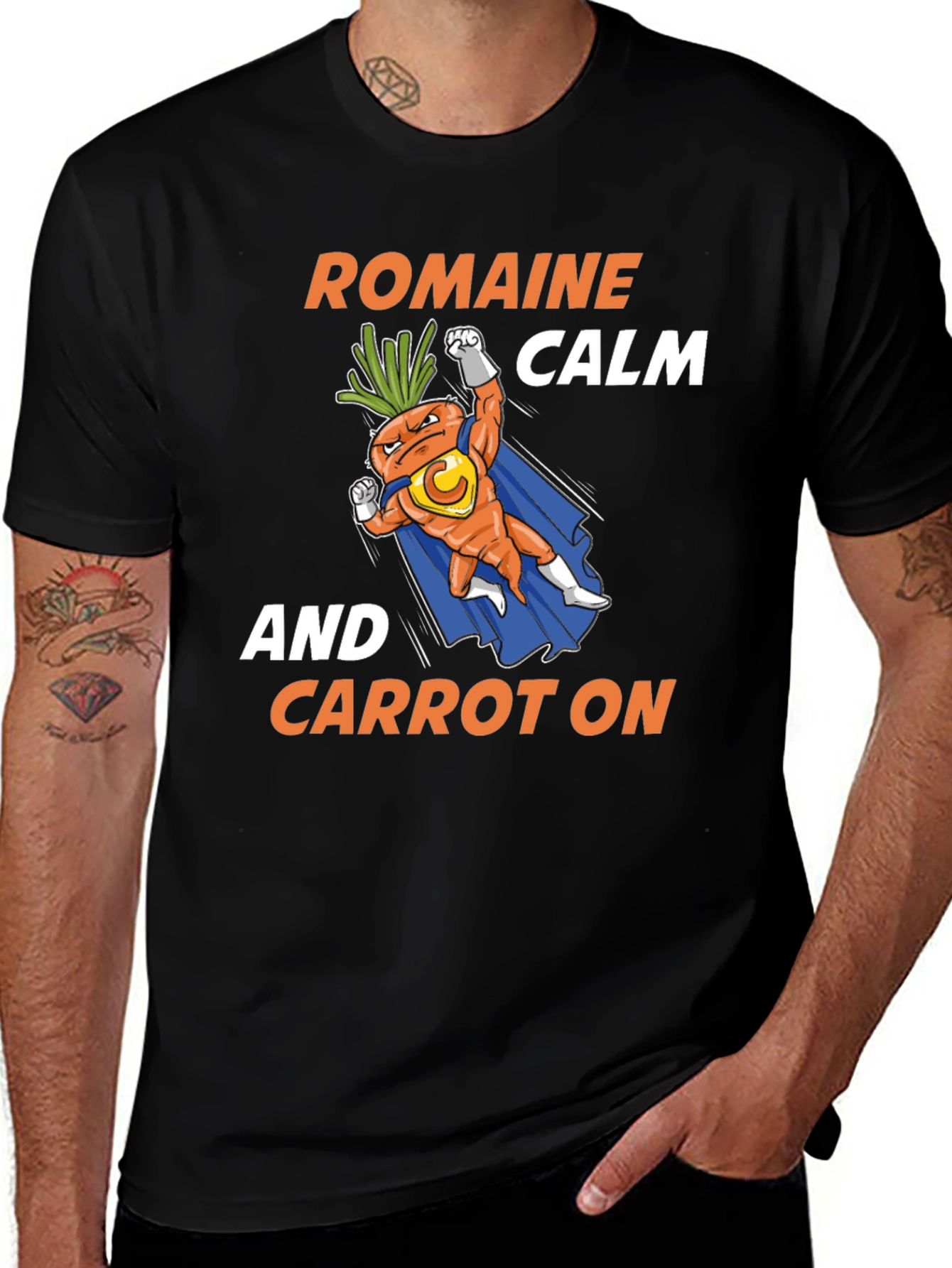 Variant 28 of Romaine Calm and Carrot On Graphic T-Shirt