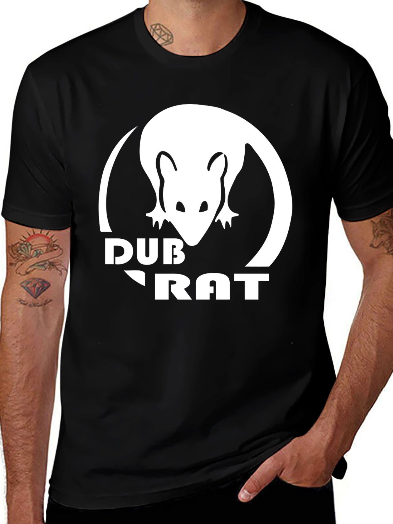 Dub Rat Graphic T-Shirt - Cool Animal Design