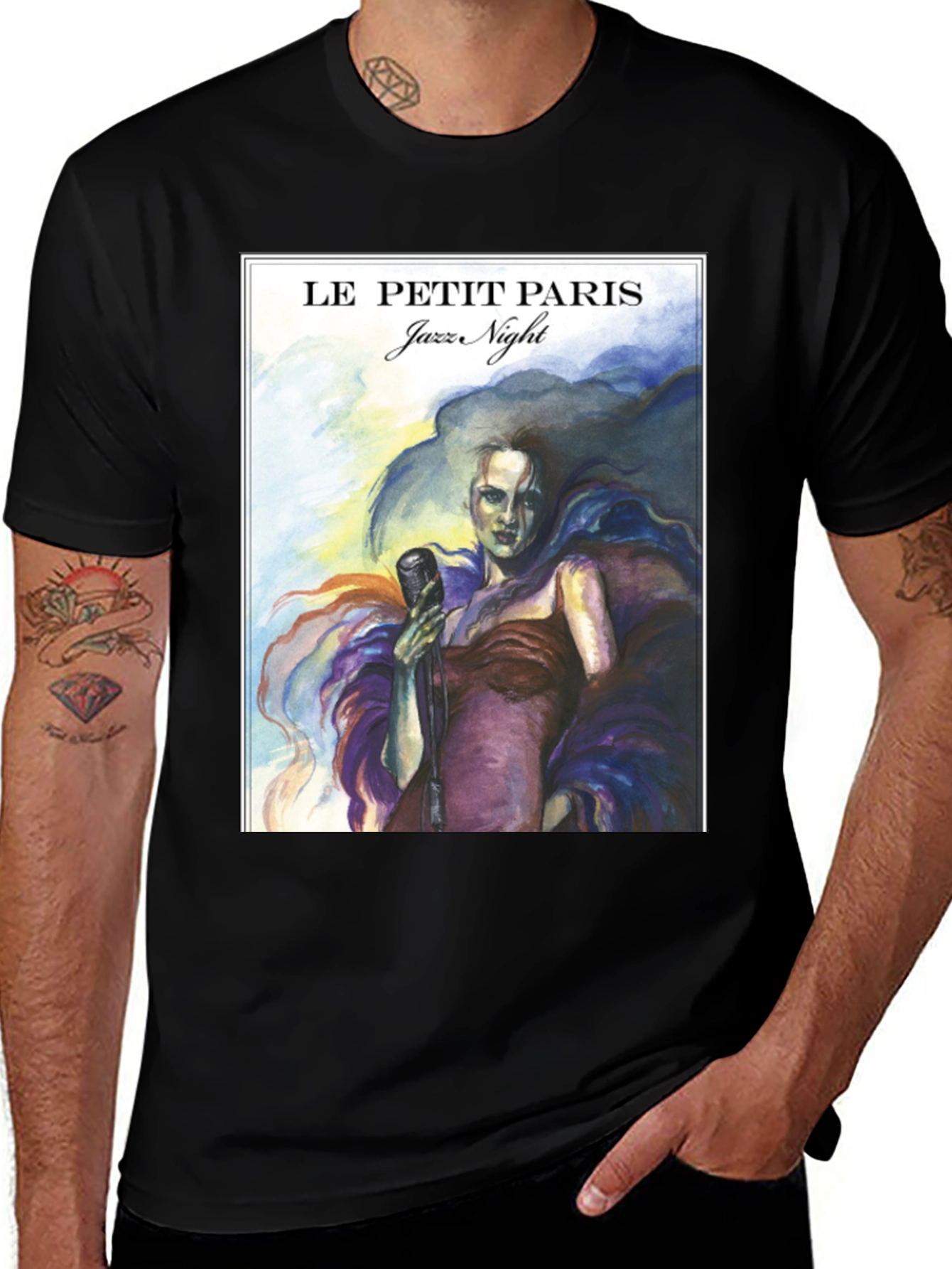 Le Petit Paris Jazz Night Graphic Tee