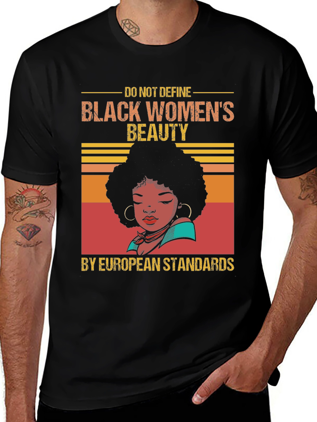 Variant 29 of Black Women's Beauty T-Shirt