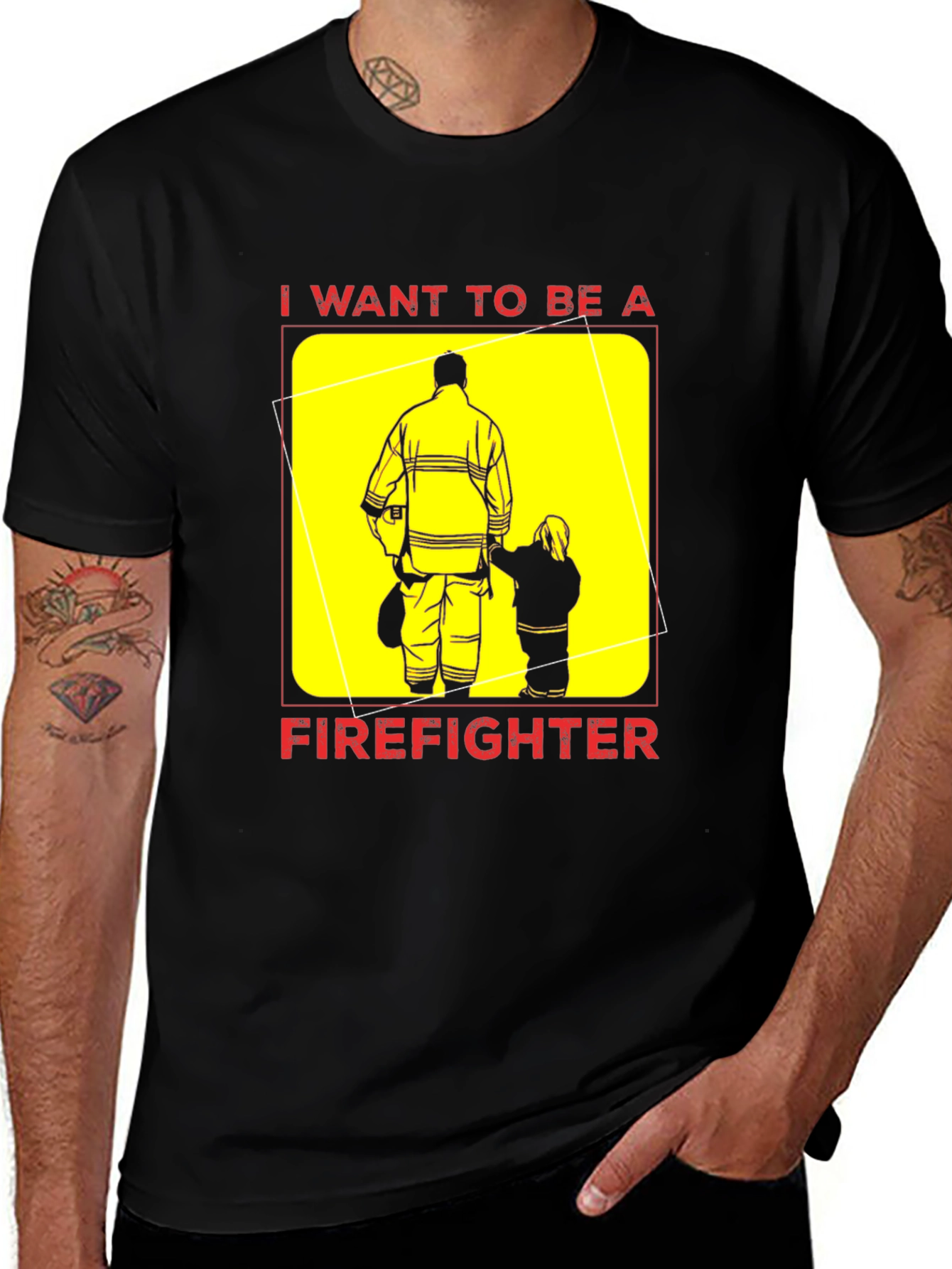 Variant 6 of Firefighter Dad T-Shirt - Future Firefighter