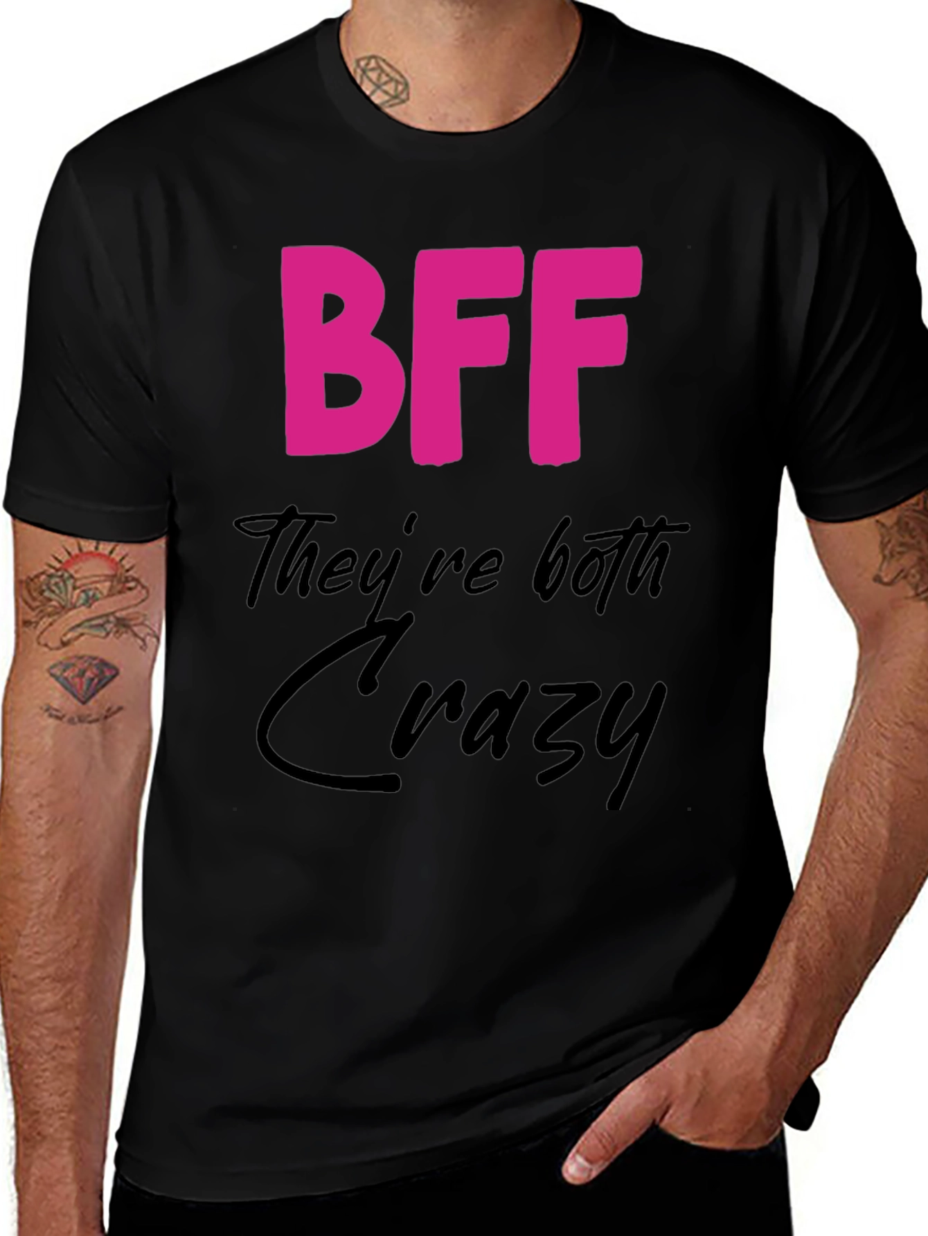 BFF Crazy Matching T-Shirt
