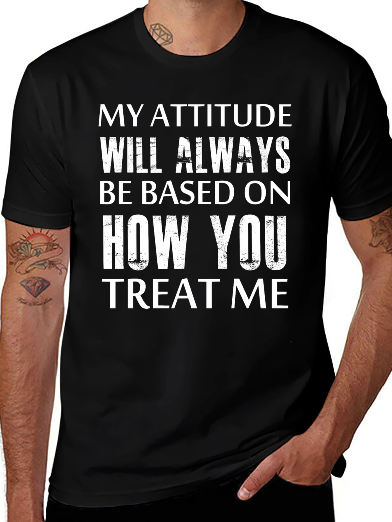 Variant 9 of Attitude Based On Treatment Graphic Tee