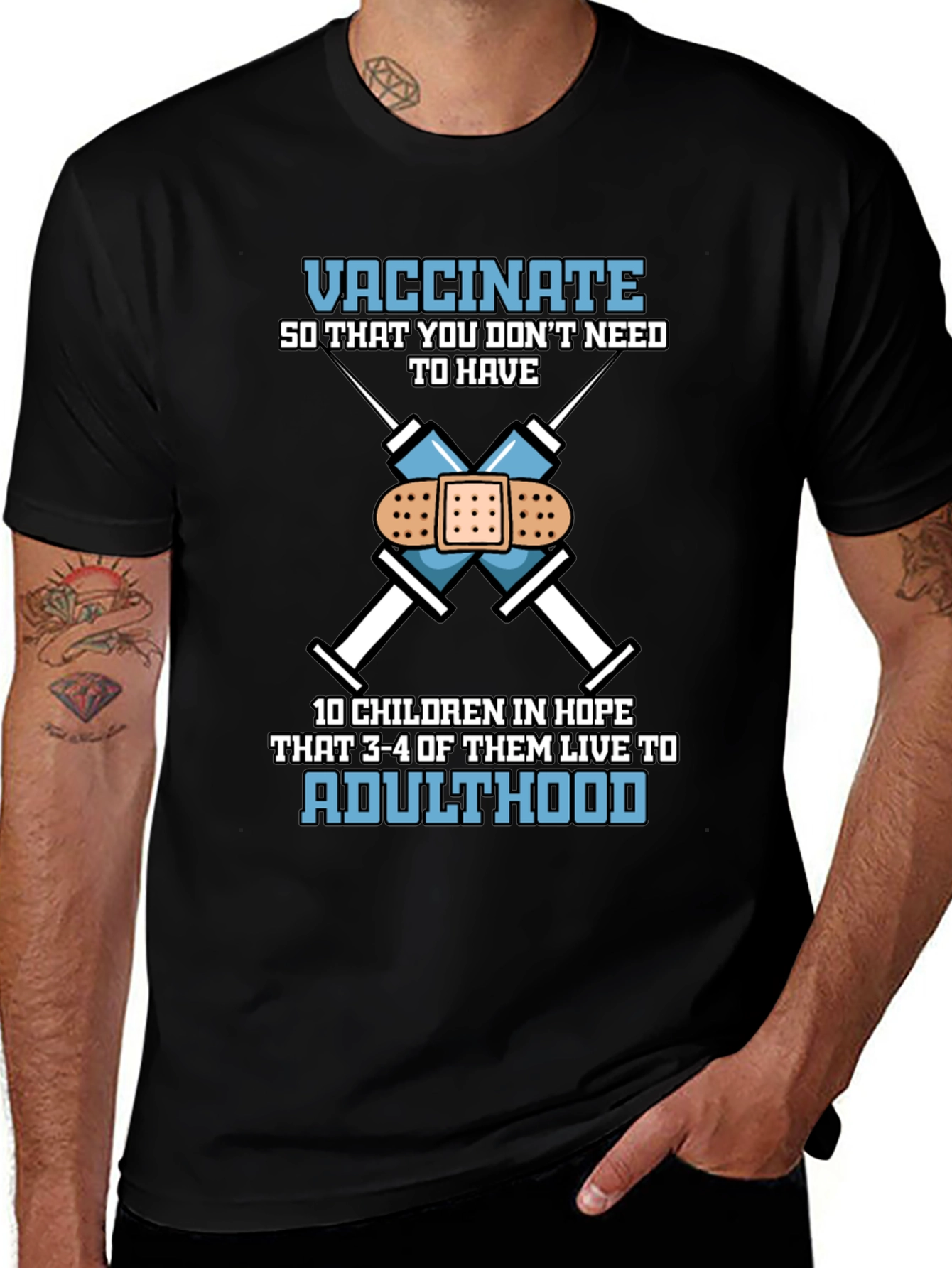 Variant 5 of Vaccinate T-Shirt: Protect Future Generations