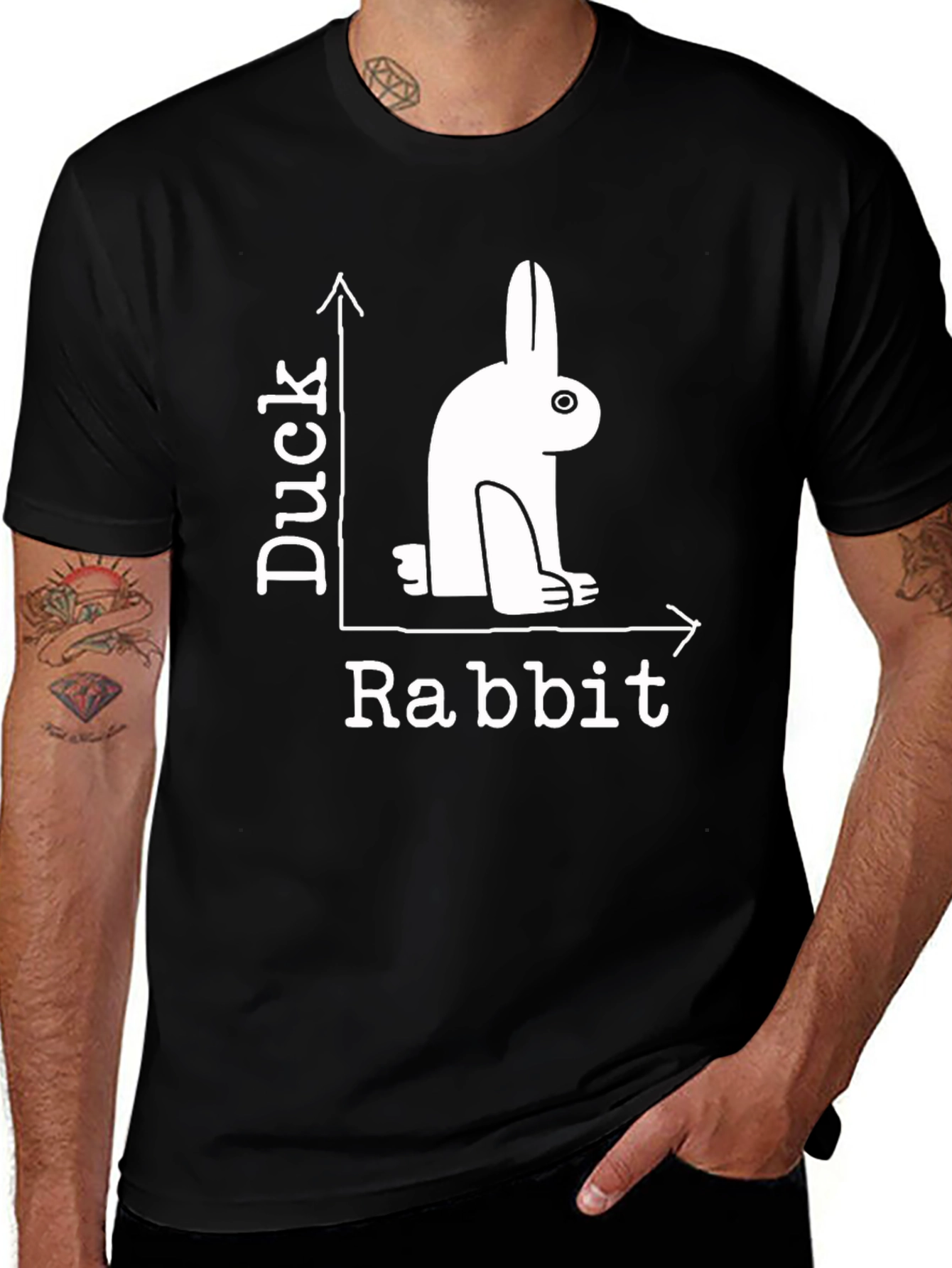 Variant 17 of Duck Rabbit Illusion T-Shirt