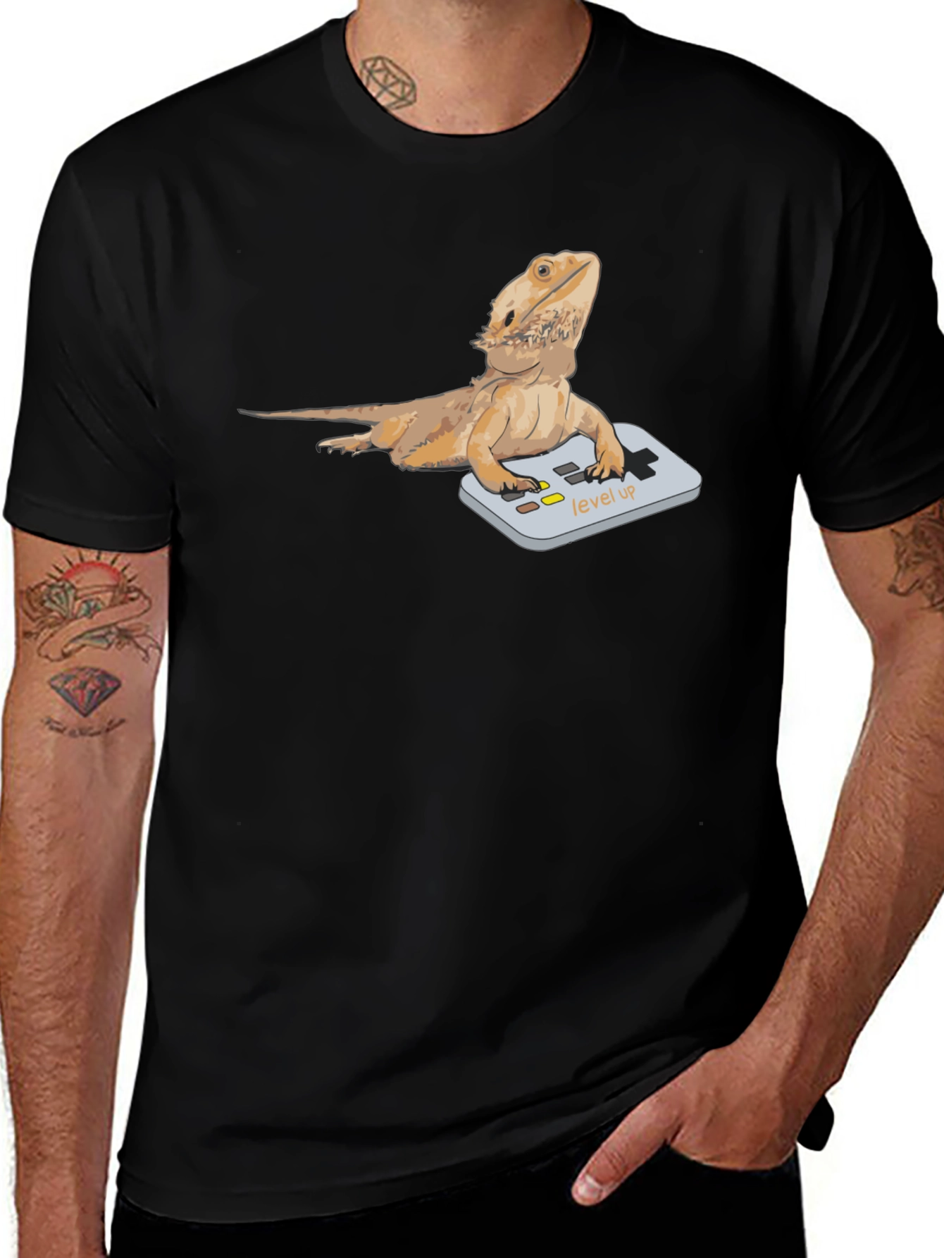 Variant 17 of Bearded Dragon Gamer T-Shirt