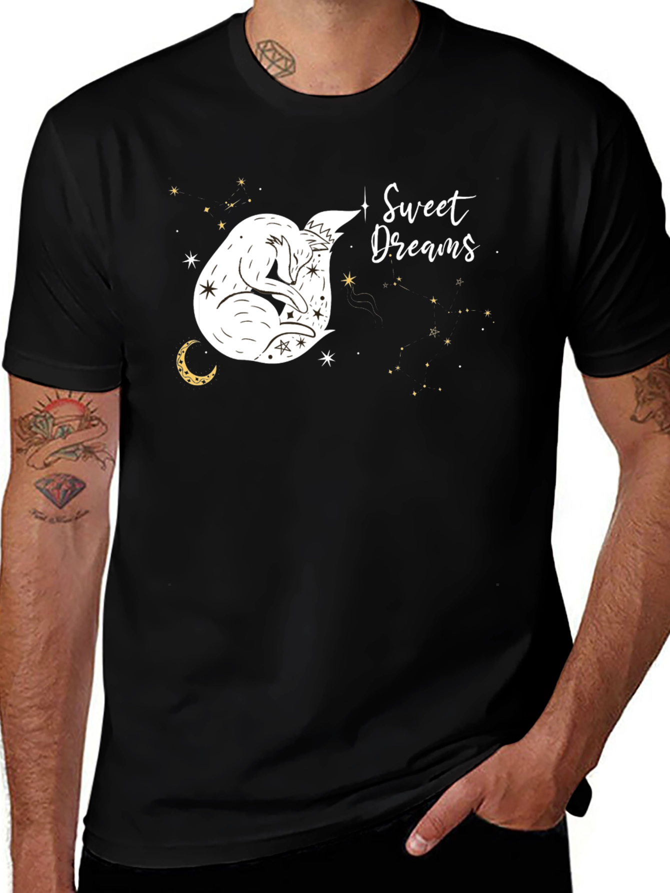 Sweet Dreams Fox Graphic T-Shirt