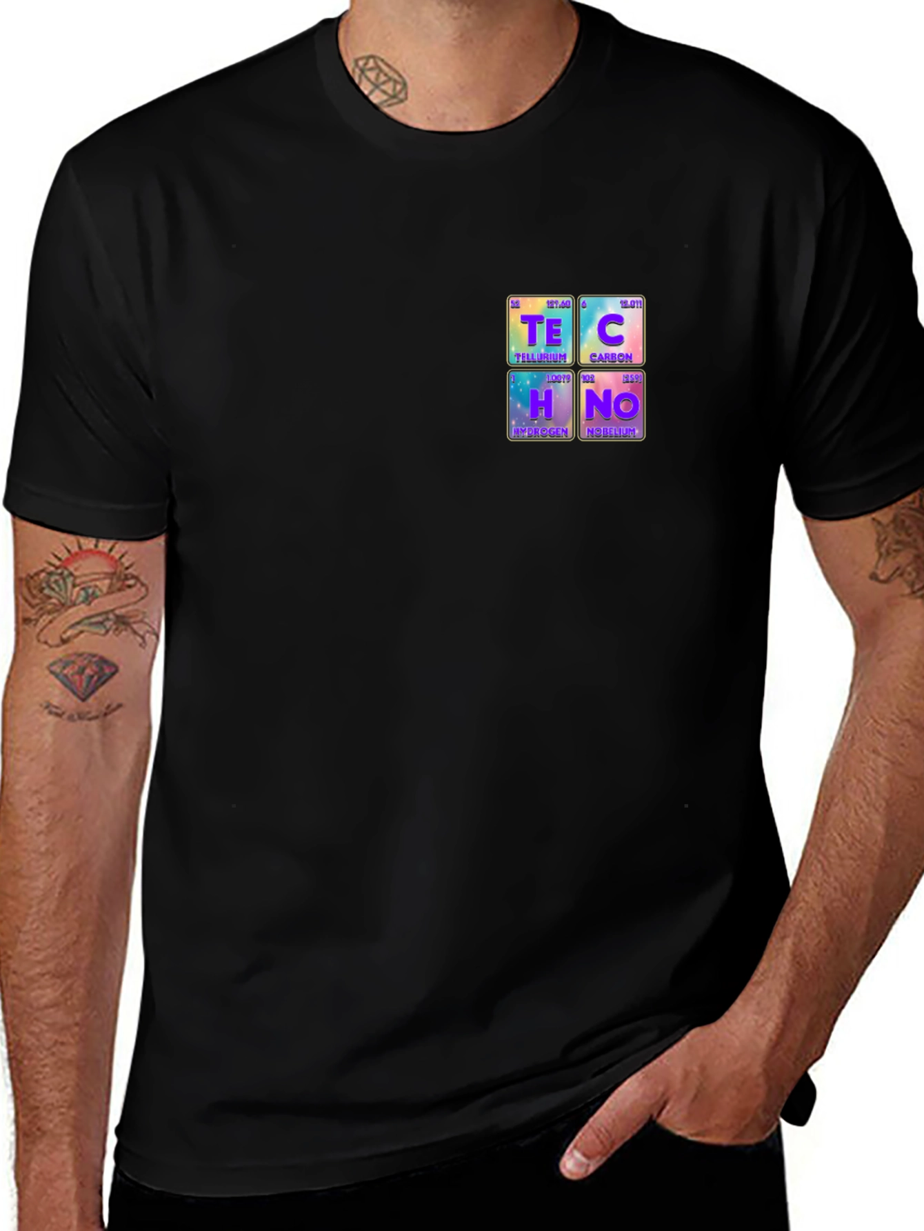 Variant 21 of Periodic Table of Techno Elements T-Shirt