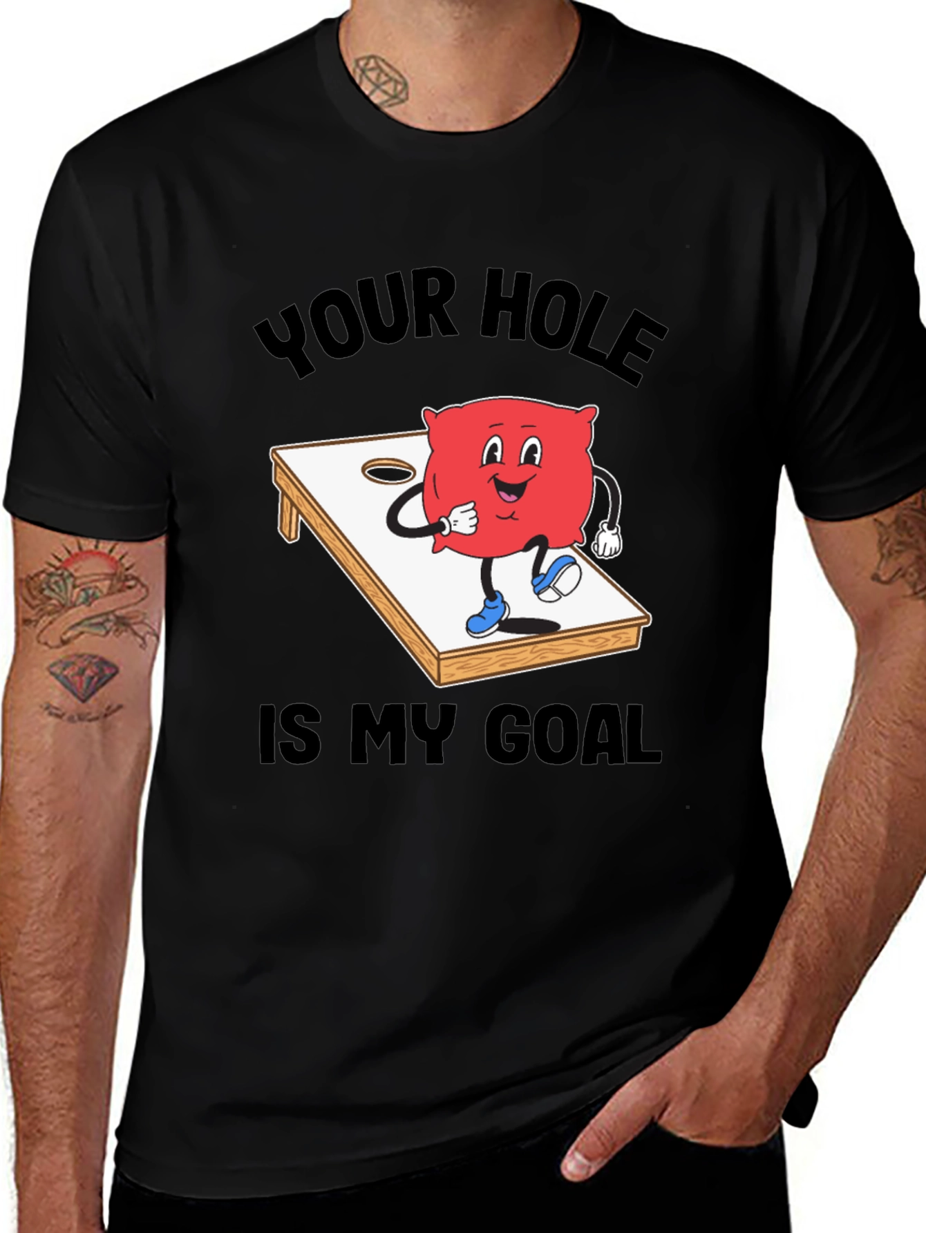 Variant 21 of Cornhole Goal T-Shirt