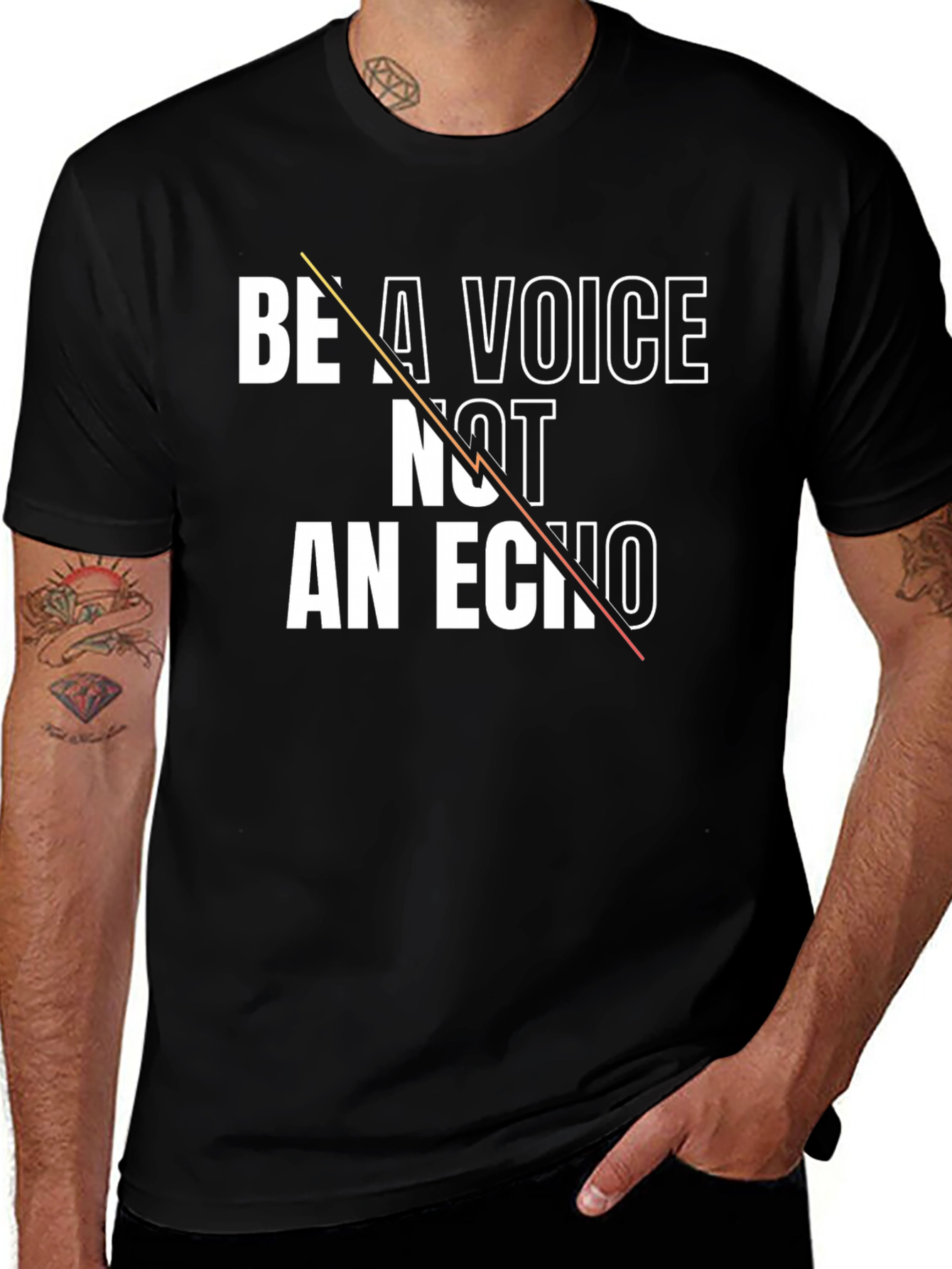 Variant 23 of Be a Voice, Not an Echo Graphic Tee
