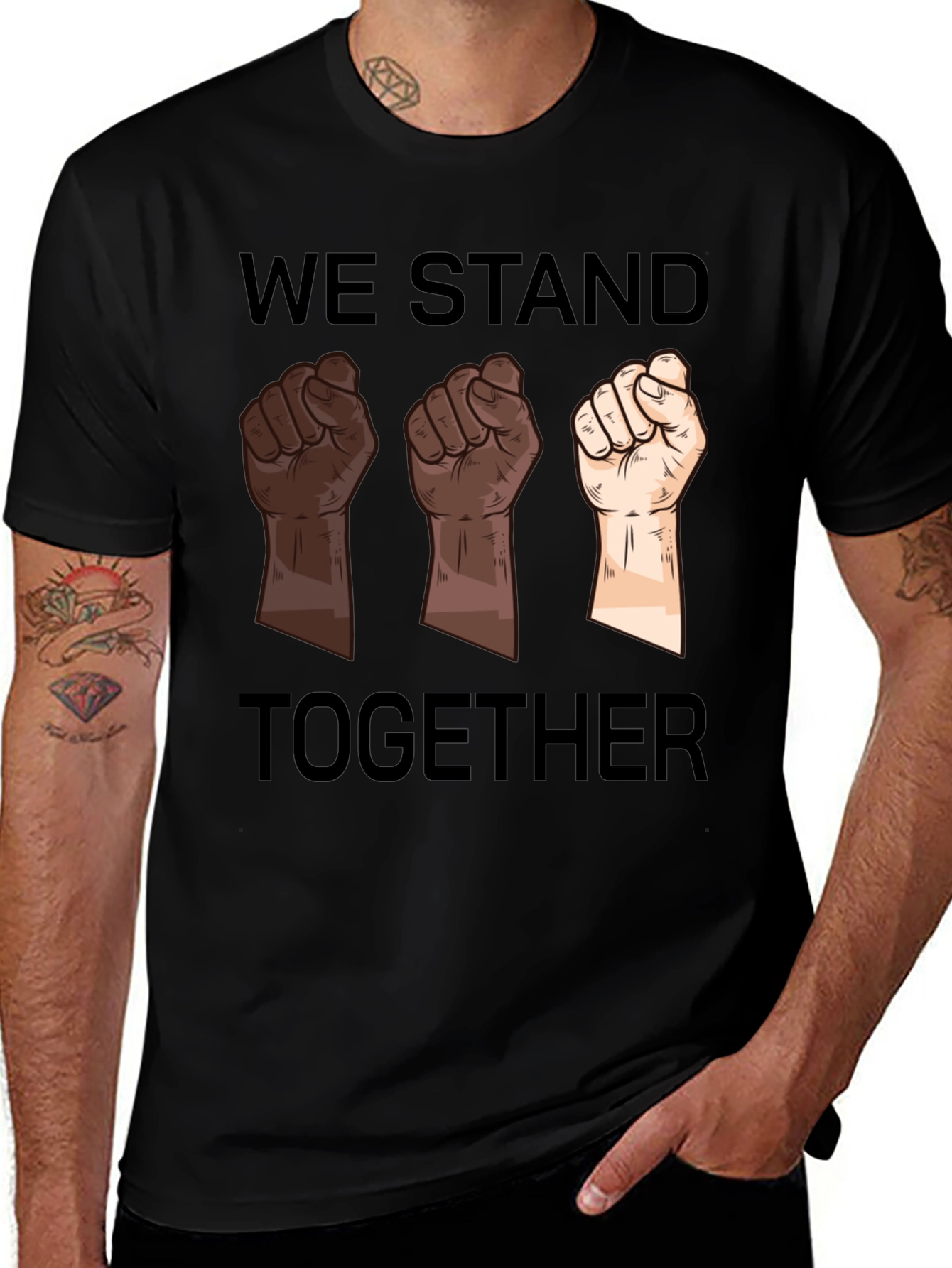 Variant 2 of We Stand Together T-Shirt - Unity Tee