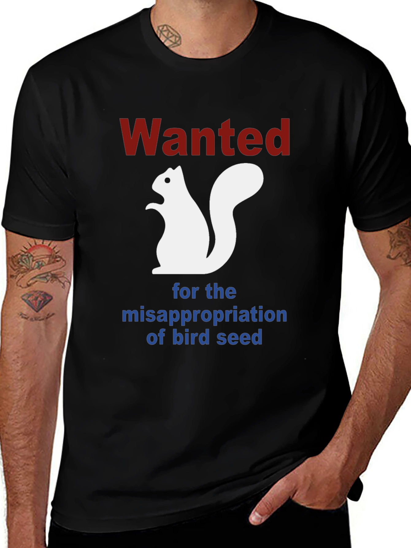 Variant 26 of Wanted Squirrel T-Shirt