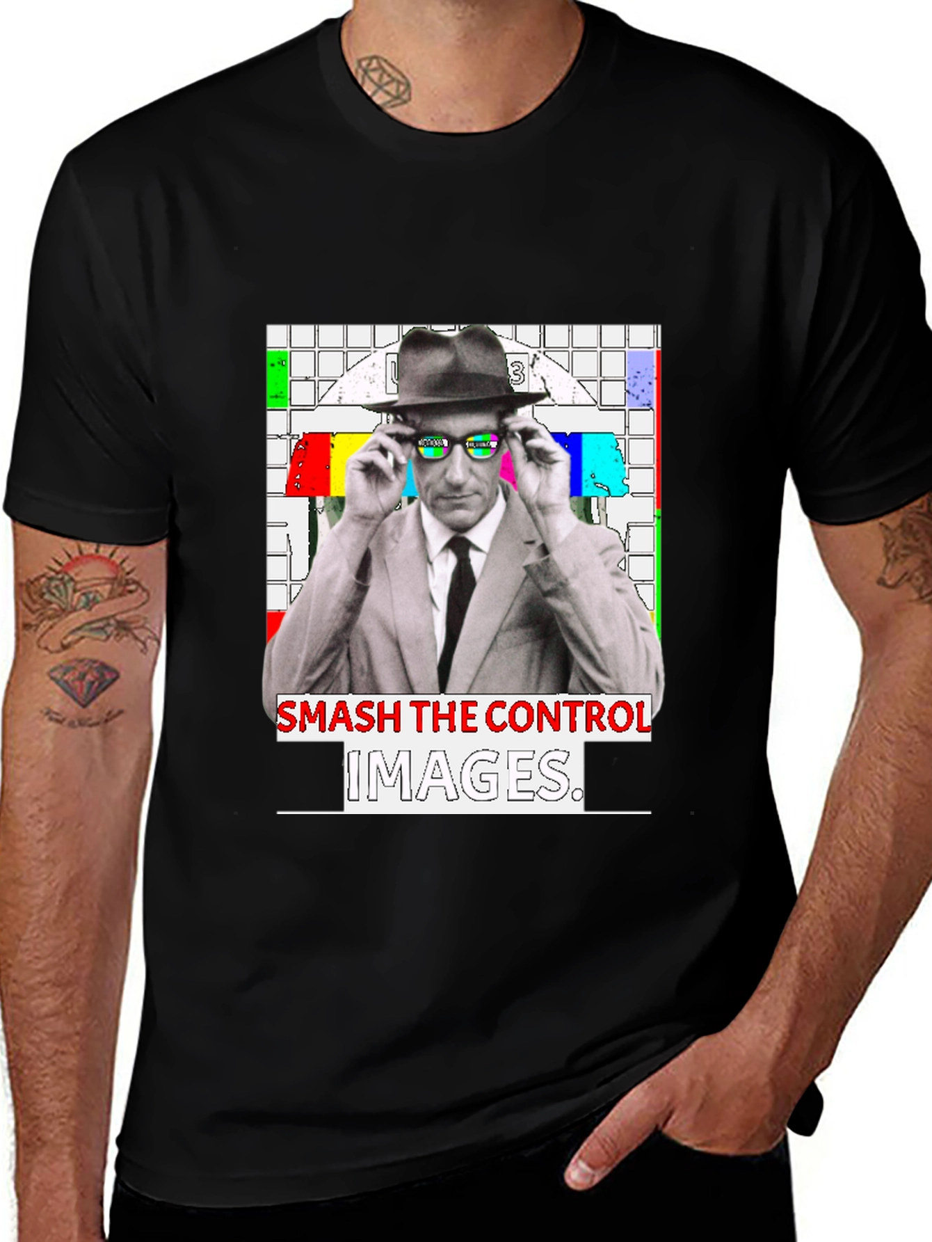 Variant 24 of Smash The Control Images Graphic Tee