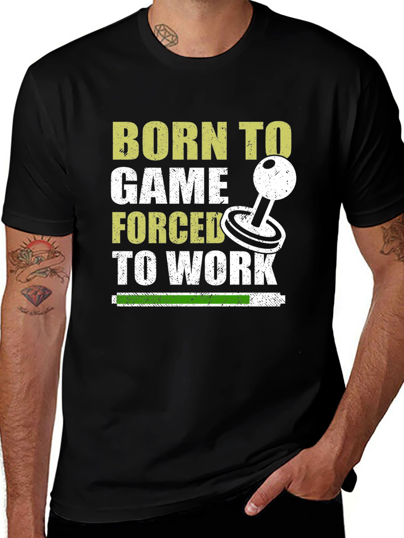 Variant 7 of Born to Game T-Shirt - Gamer Apparel