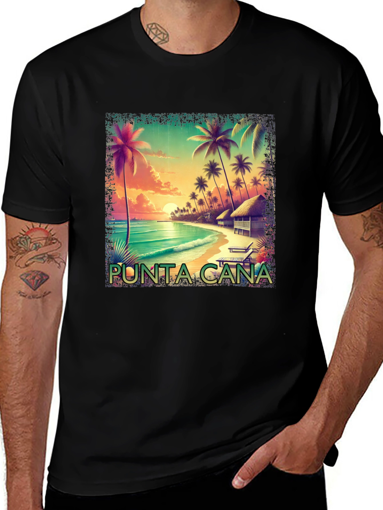 Punta Cana Beach T-Shirt - Tropical Vacation Tee