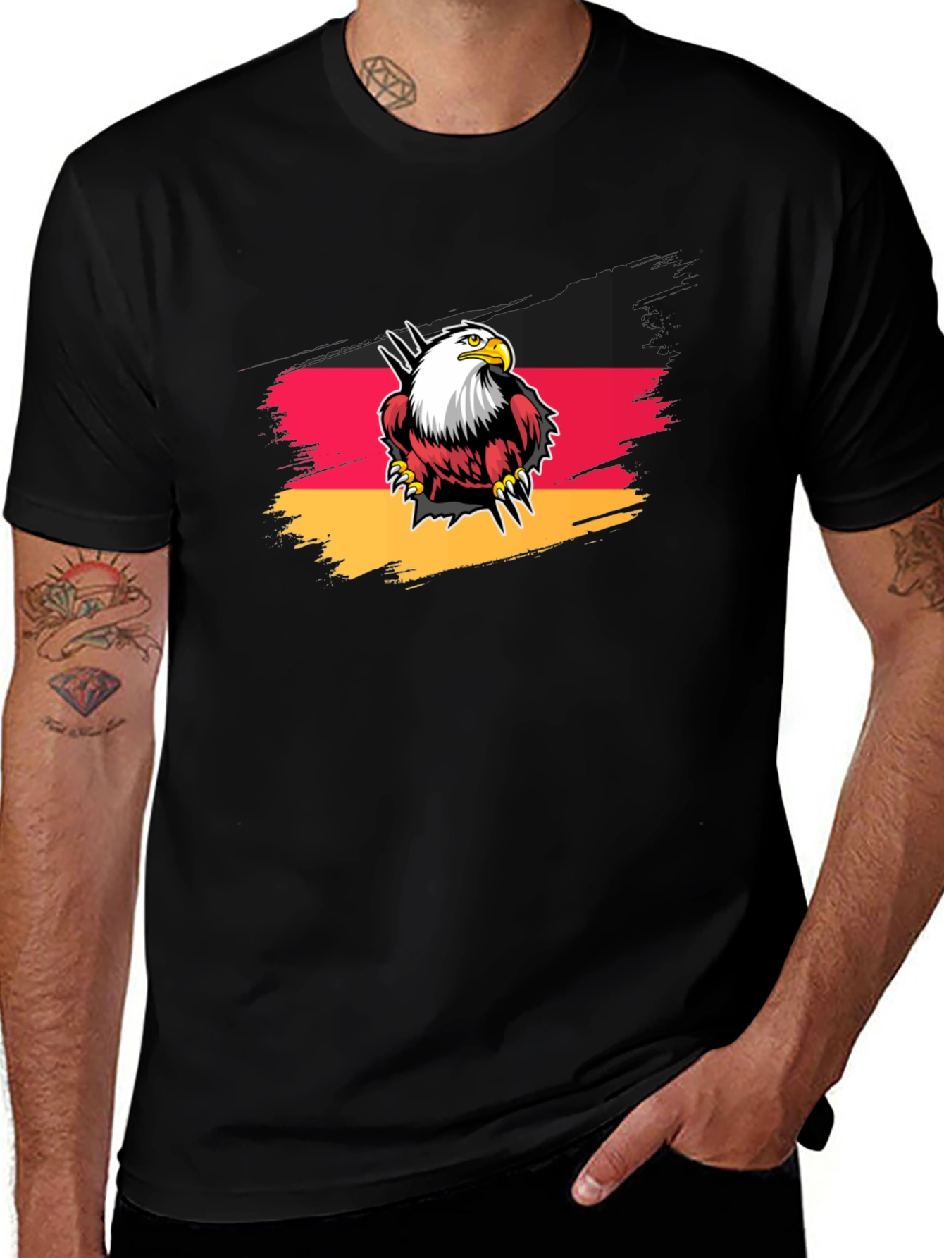Variant 17 of Eagle Germany Flag Graphic Tee