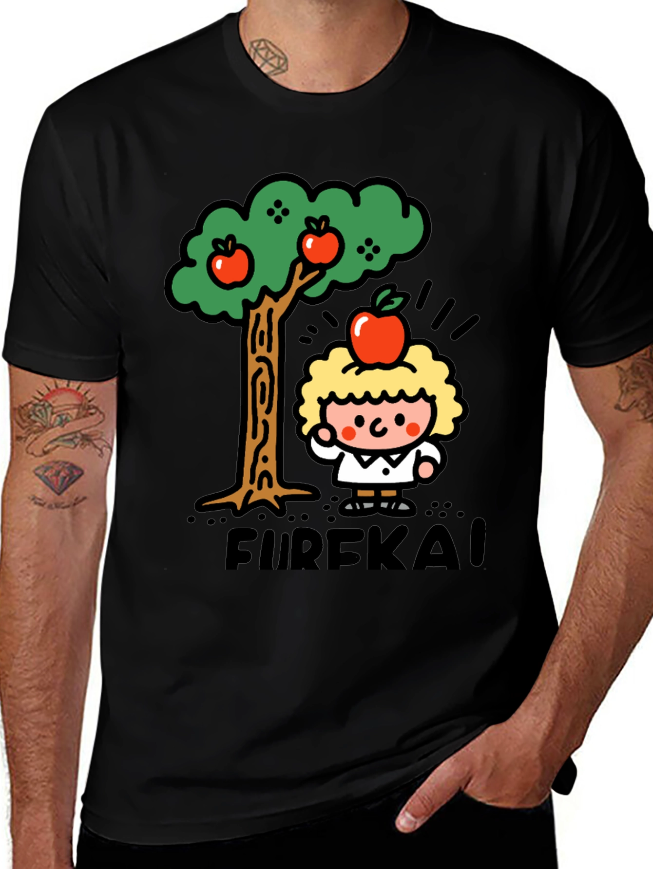 Variant 24 of Eureka! Apple Tree Cartoon Graphic T-Shirt