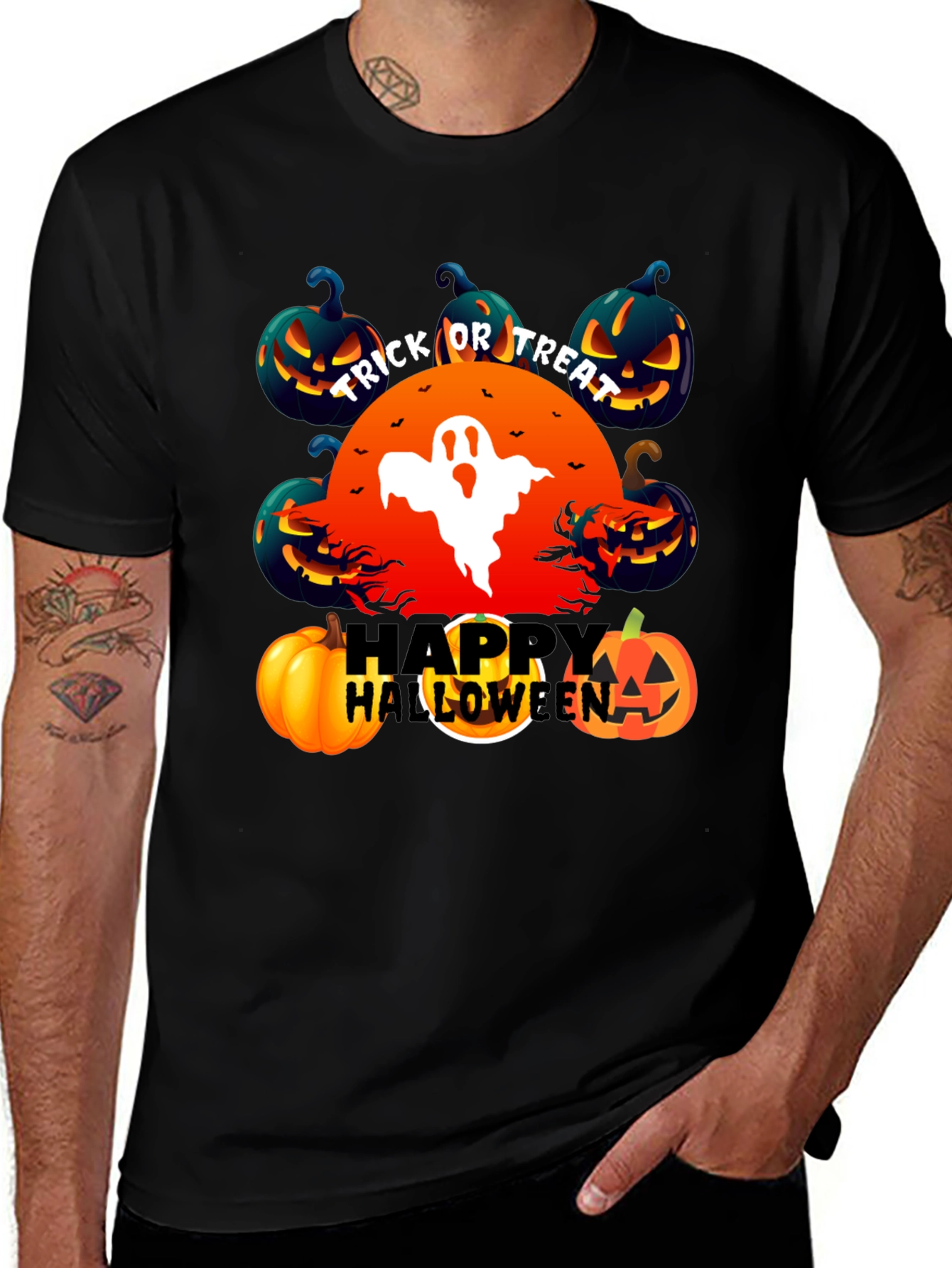 Halloween Graphic Tee - Trick or Treat