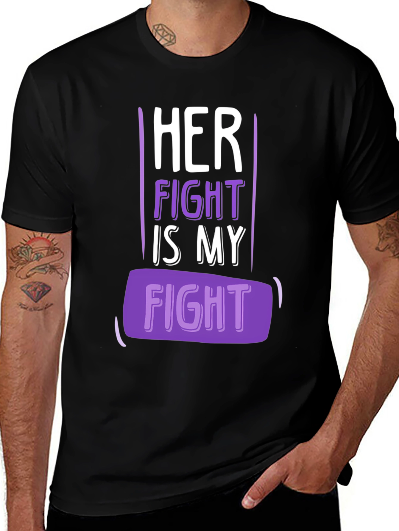 Variant 8 of Her Fight Is My Fight Graphic Tee