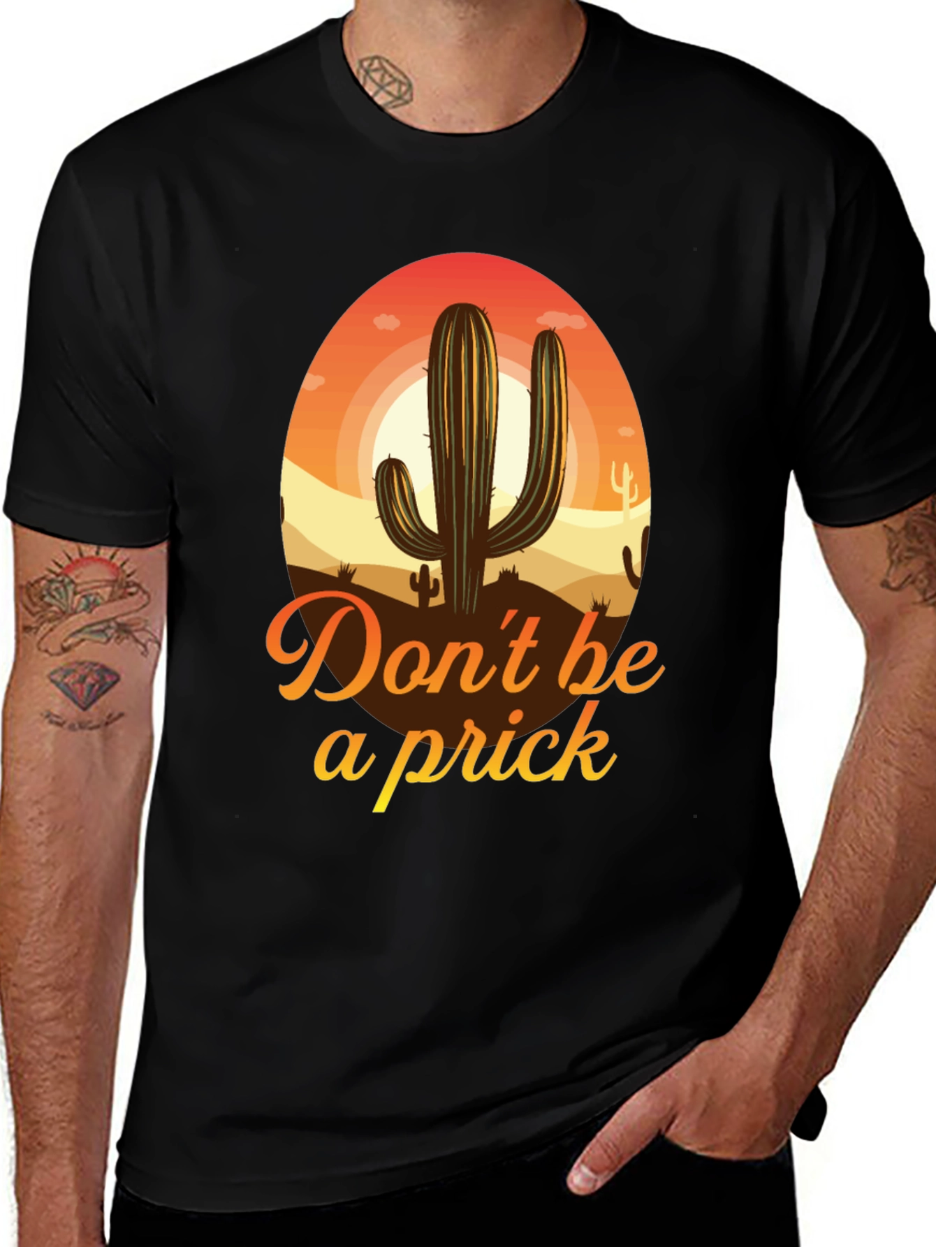 Variant 18 of Don't Be a Prick Cactus T-Shirt