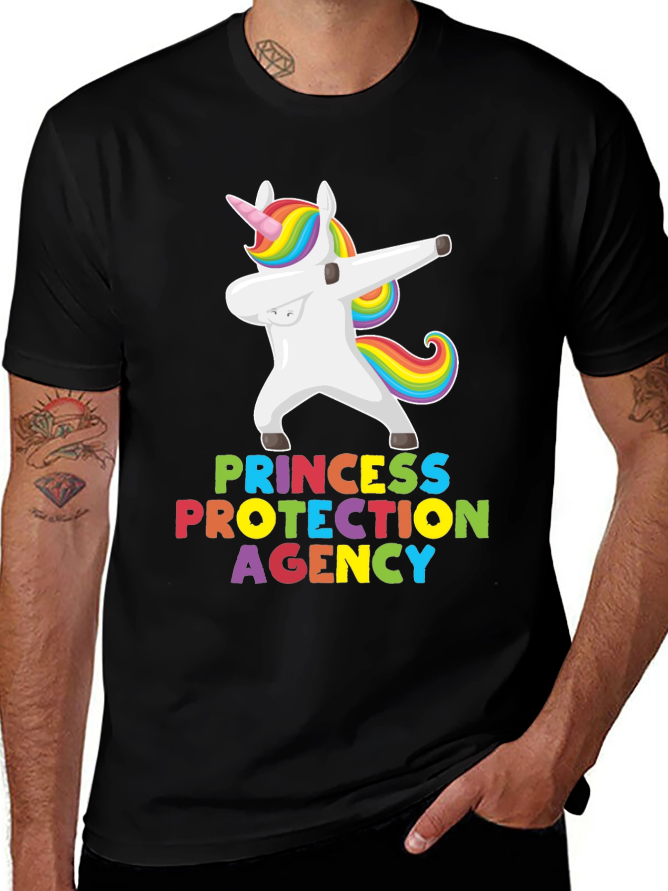 Variant 7 of Unicorn Princess Protection Agency T-Shirt