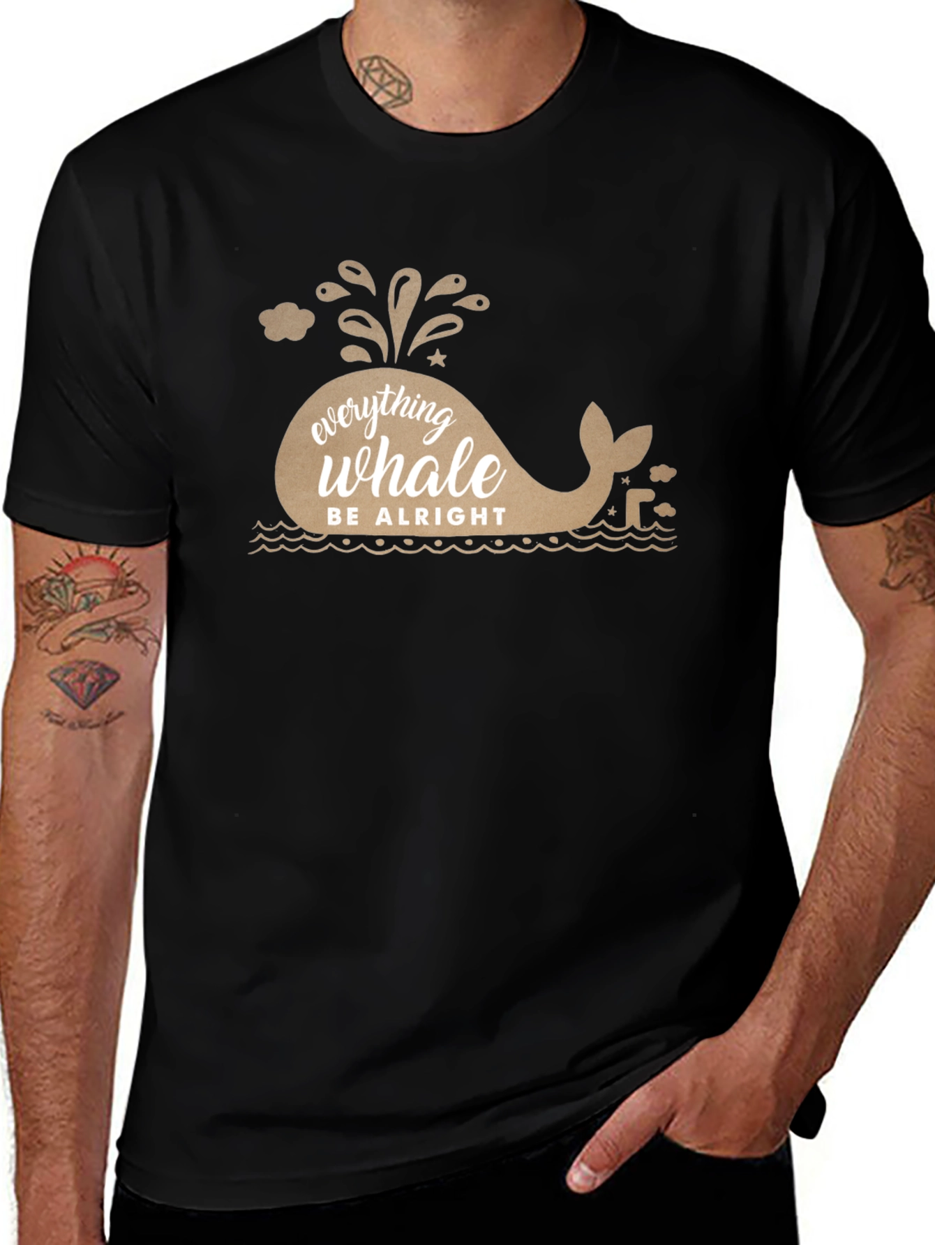 Variant 6 of Everything Whale Be Alright T-Shirt