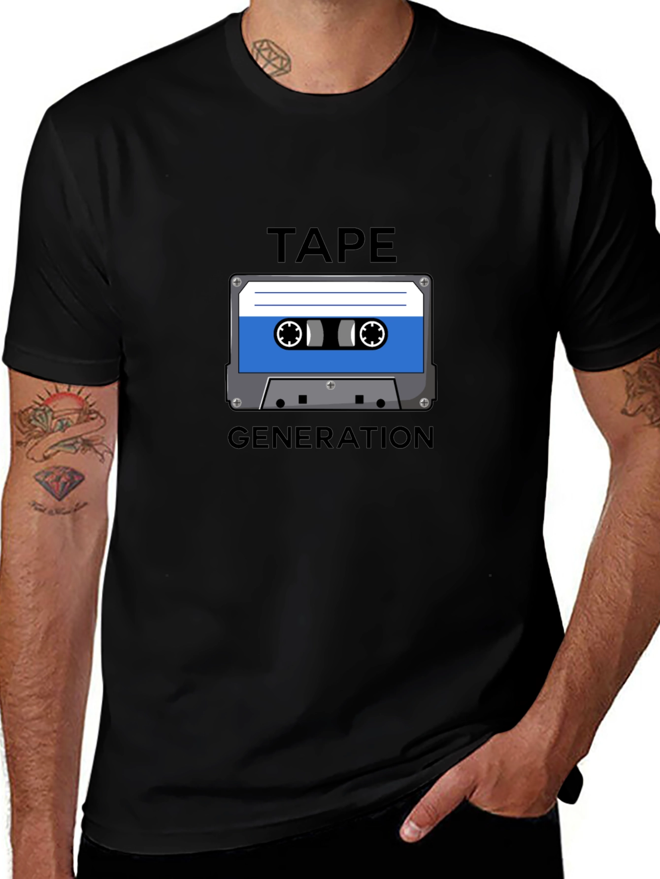 Variant 9 of Tape Generation Cassette T-Shirt