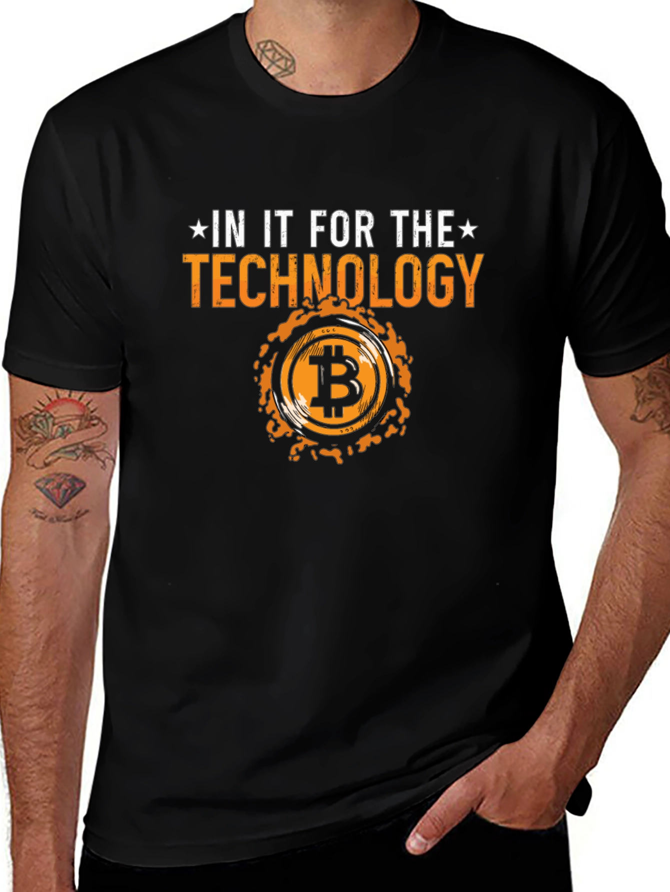 Variant 3 of Bitcoin Technology T-Shirt