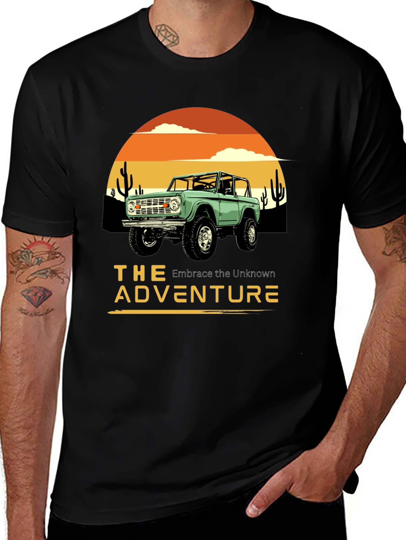 Variant 21 of Adventure Bronco Graphic T-Shirt - Embrace the Unknown