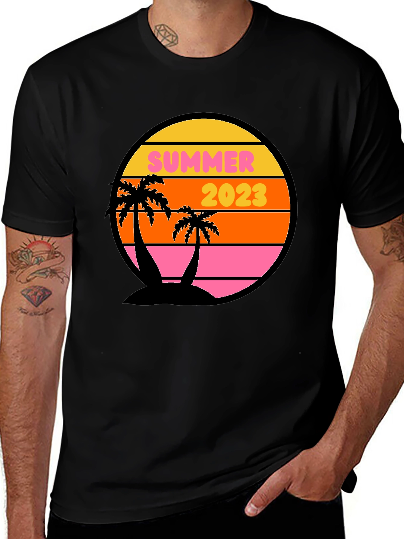 Variant 2 of Summer 2023 Palm Tree T-Shirt