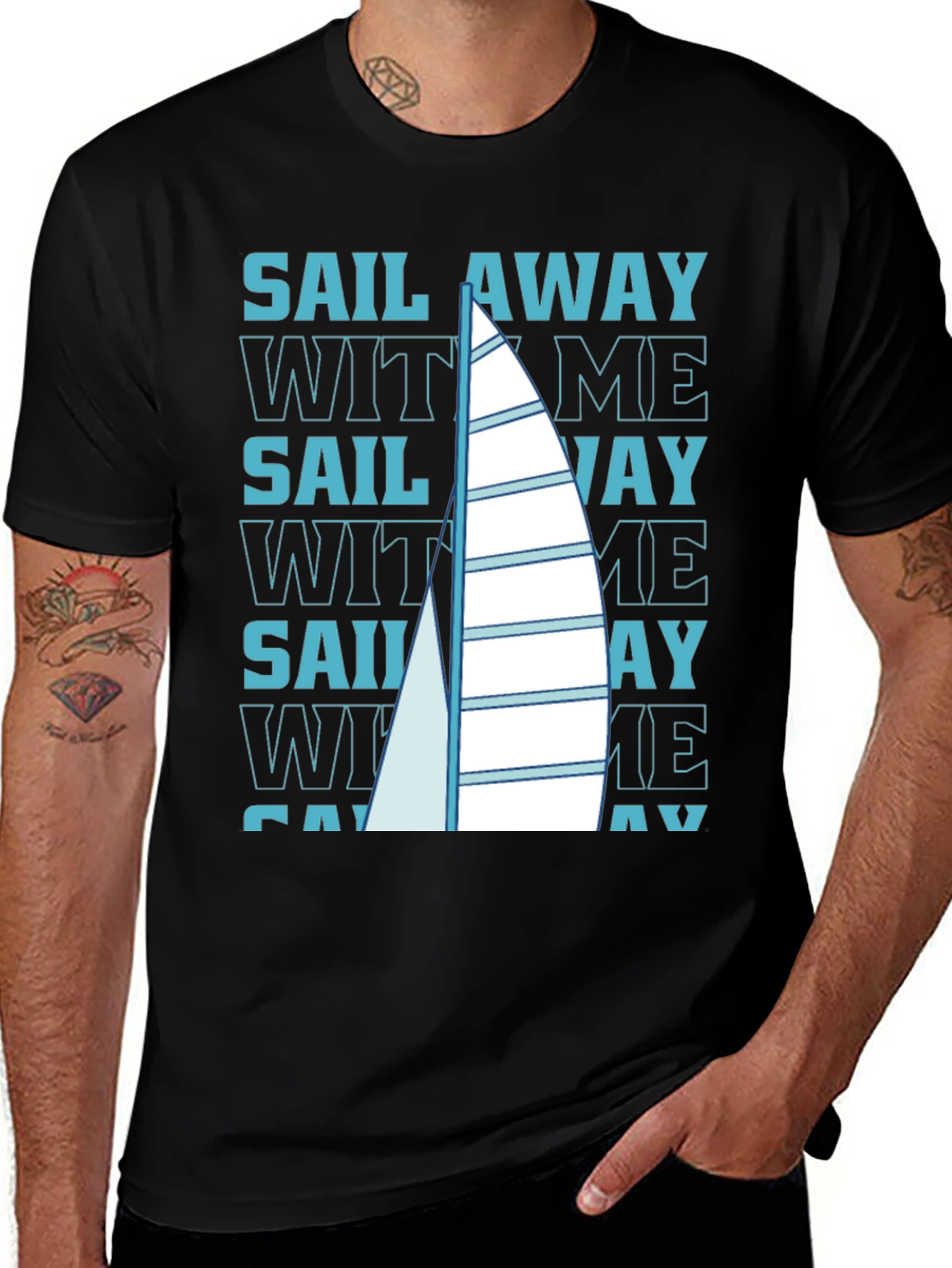 Variant 10 of Sail Away With Me Graphic Tee