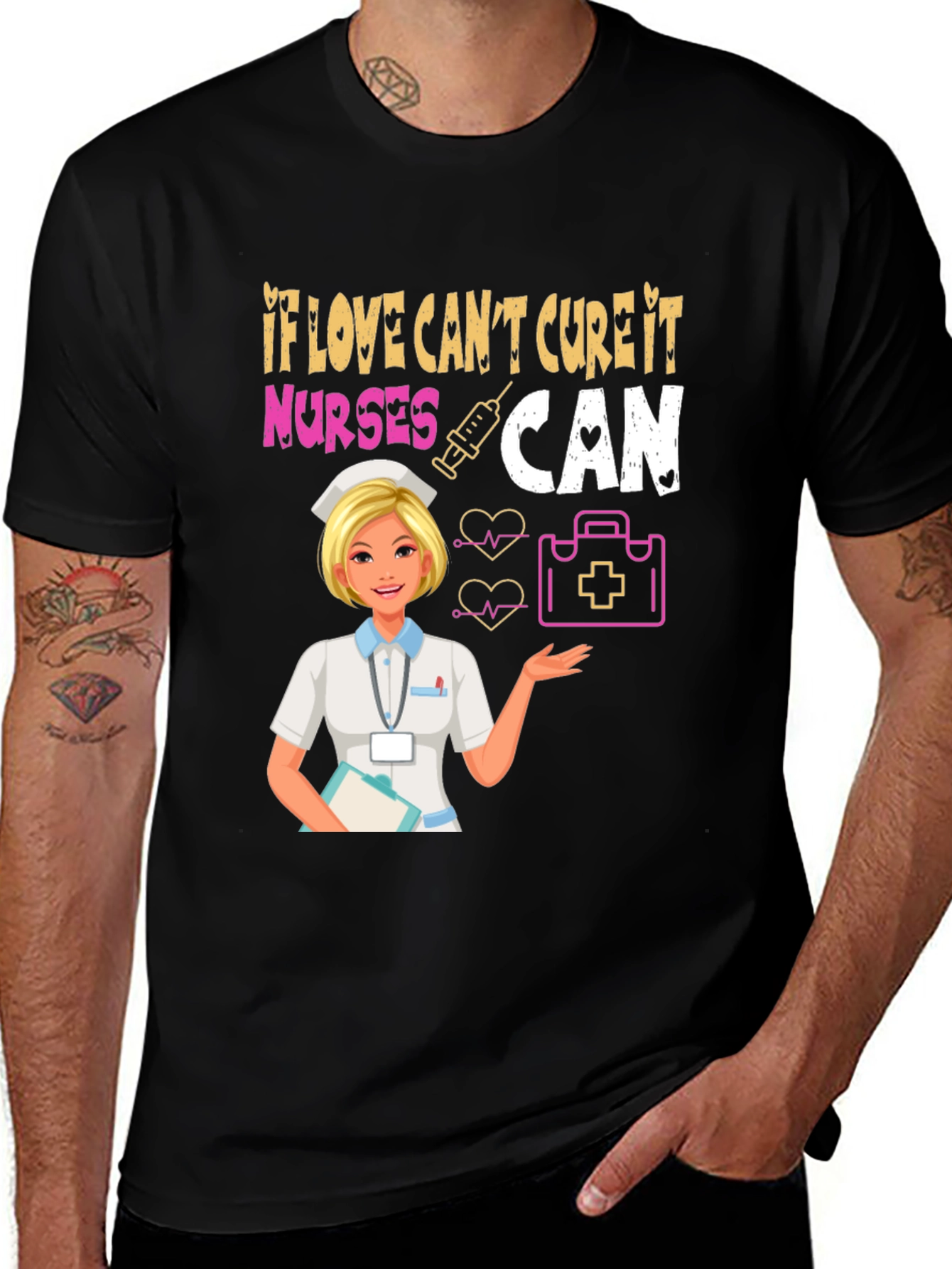 Variant 14 of Nurses Can Cure T-Shirt
