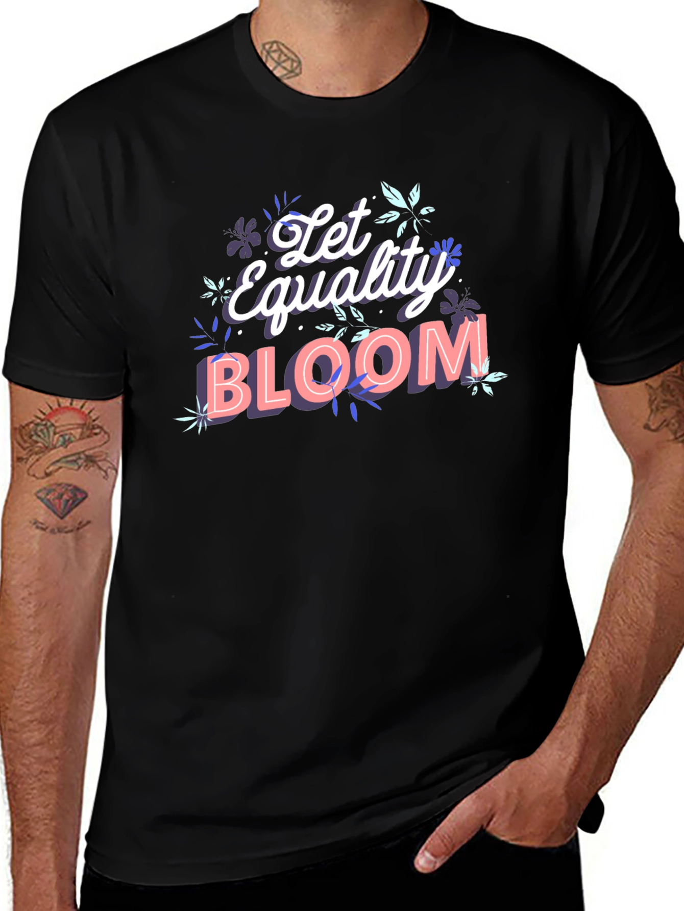 Variant 5 of Equality Bloom Graphic Tee - Stylish Unisex T-Shirt