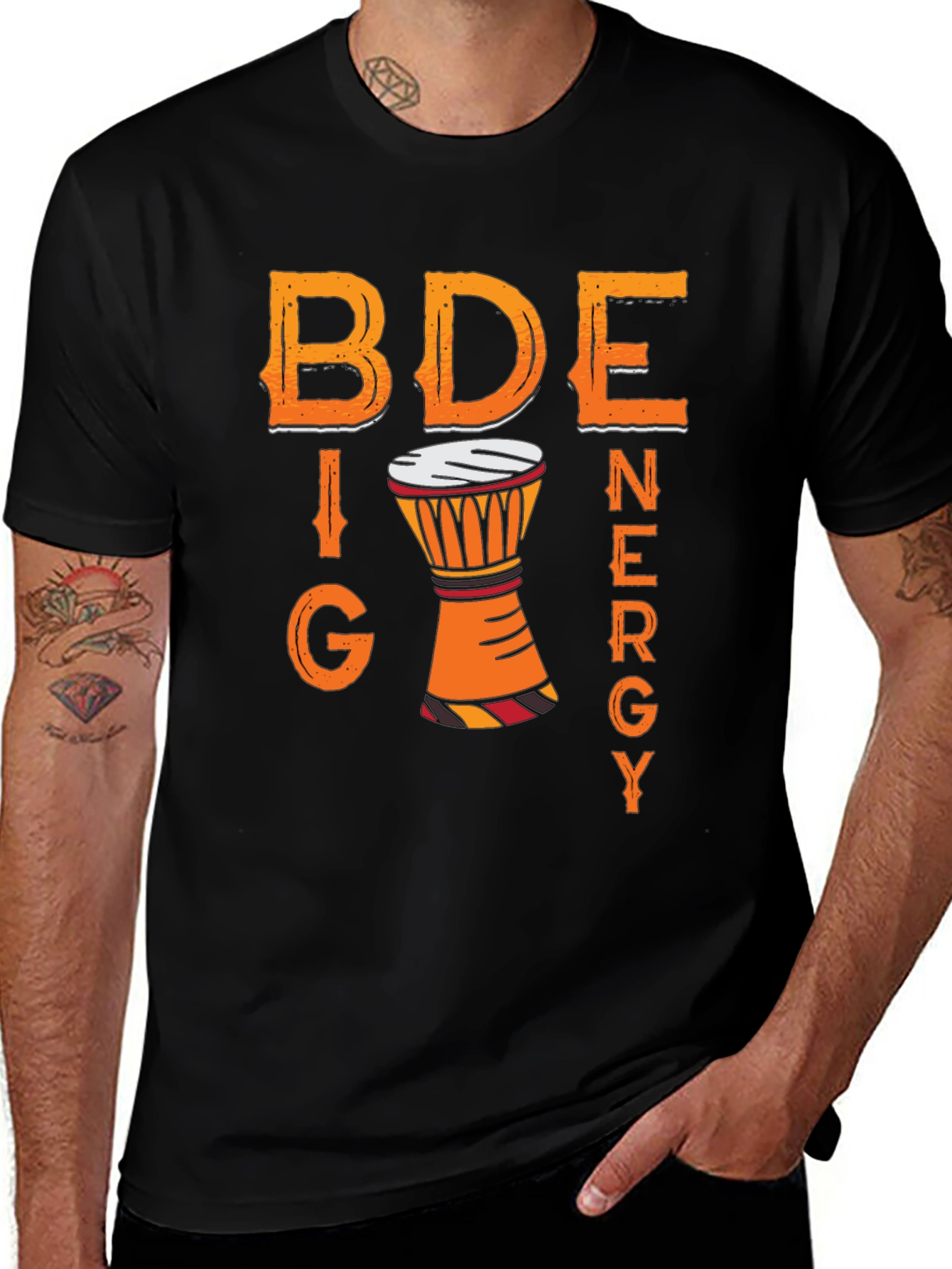 Variant 26 of Big Energy Drum Graphic Tee