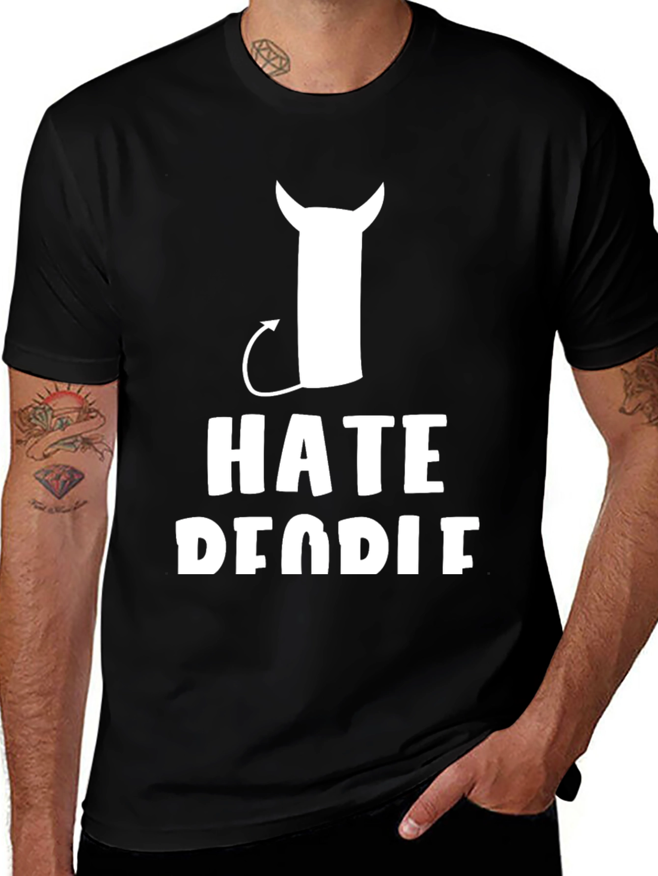 Variant 4 of I Hate Deadlifts T-Shirt - Devilish Workout Humor